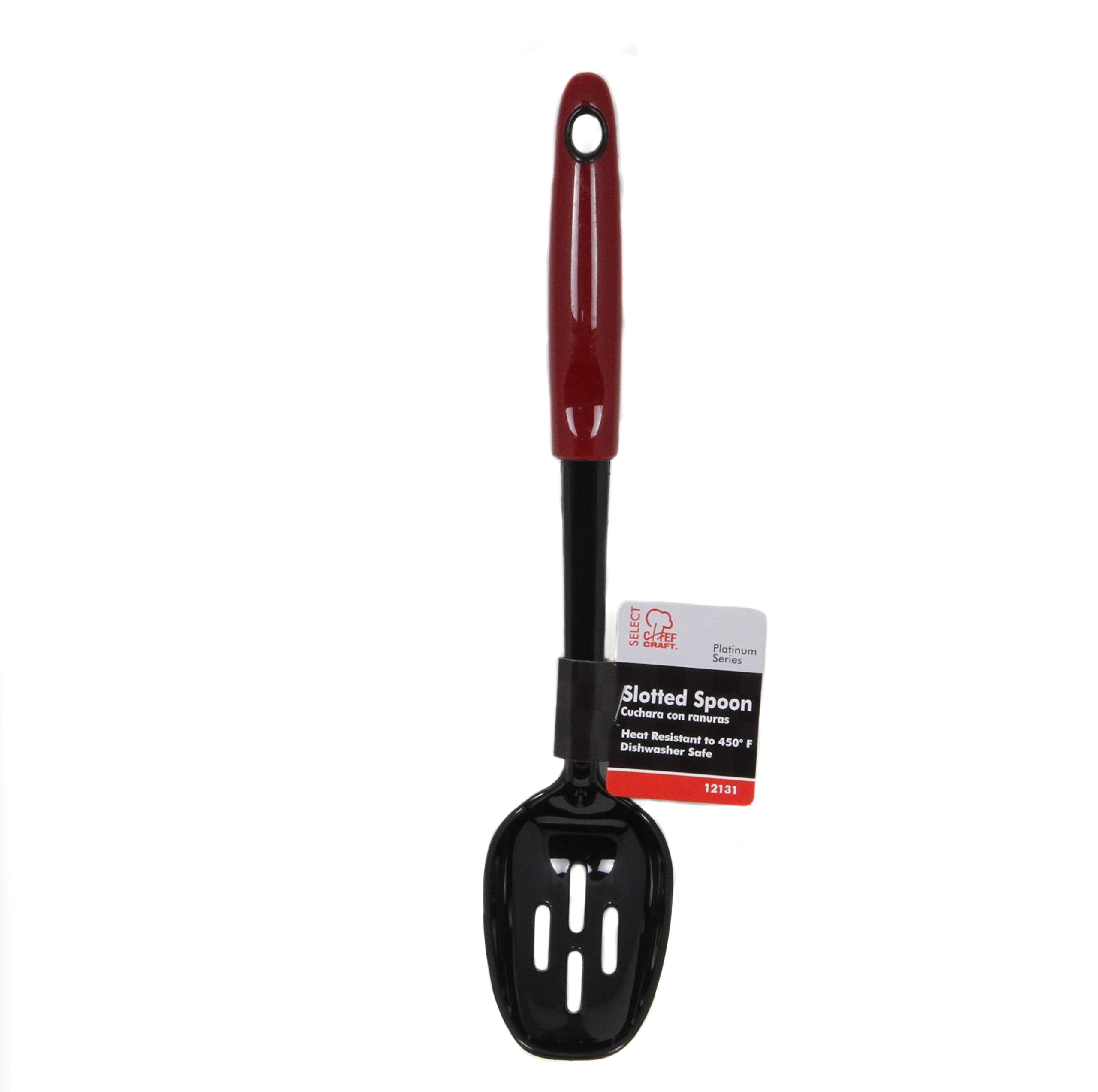 Chef Craft Select Nylon Kitchen Tool And Utensil, 8 Piece Set, Red