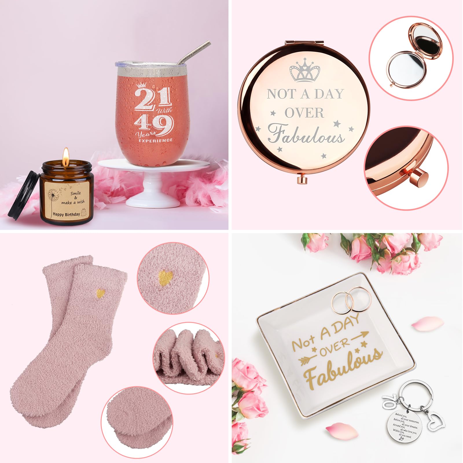 70Th Birthday Gifts For Women, Happy 70Th Birthday Gifts Basket For Her Mom Sister Wife Best Friend Aunt Turning 70, Birthday Gi