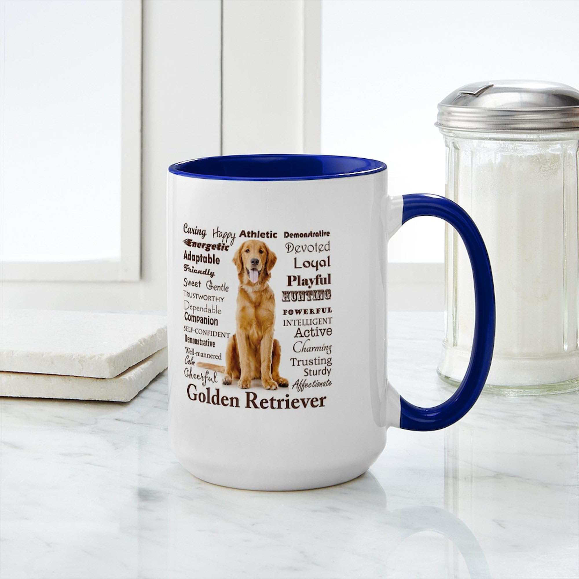 CafePress Golden Traits Mugs 15 oz (444 ml) Ceramic Coffee Mug