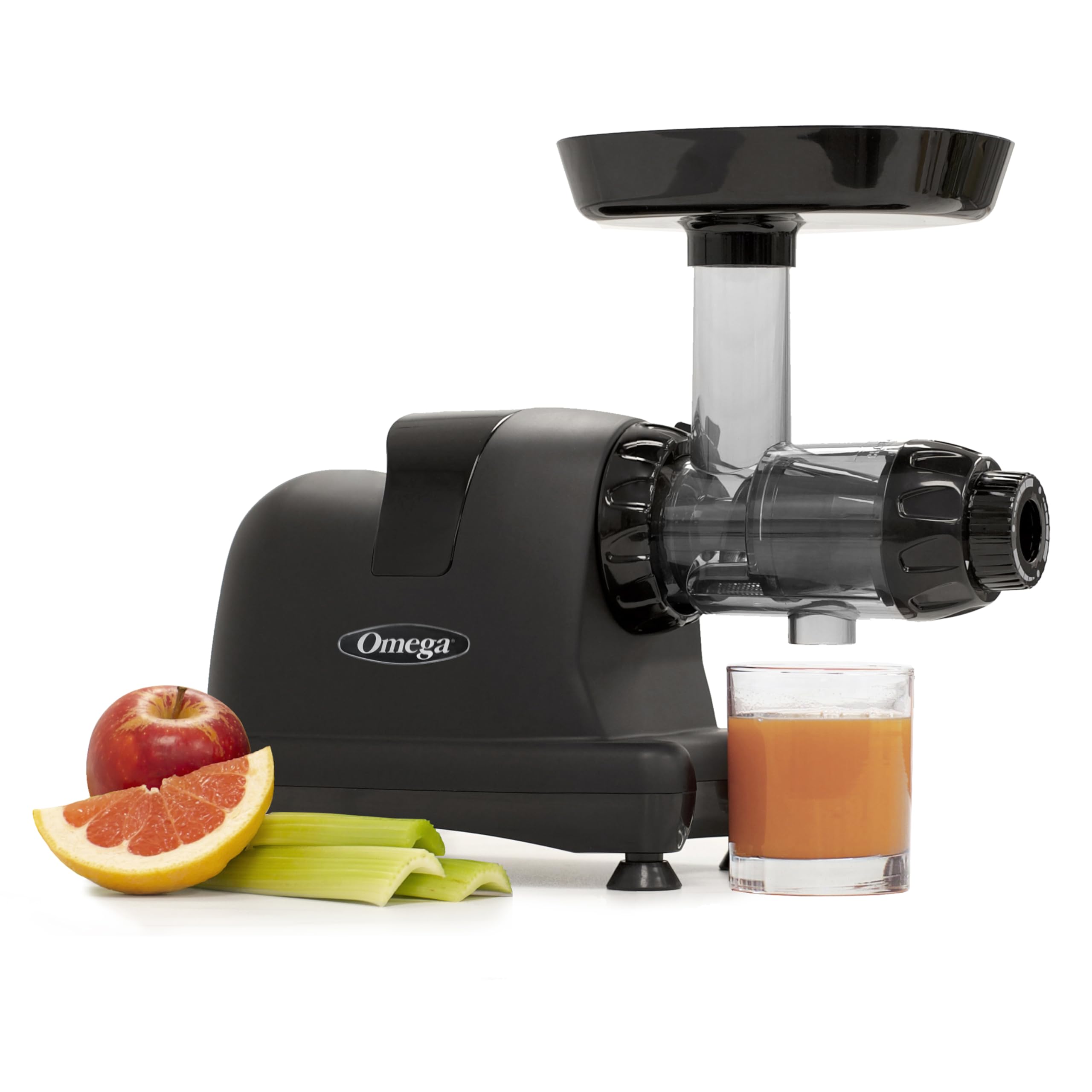 Omega Cold Press Juicer Machine, All-in-One Nutrition System for Vegetable and Fruit Juice, Nut Butter, Baby Food, Pasta and Sor