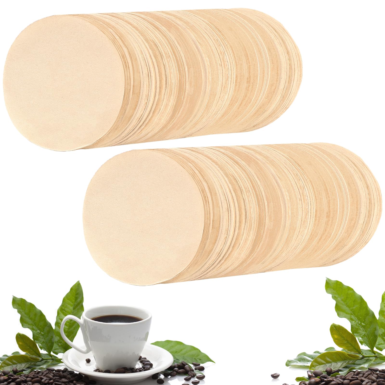 800 Count Espresso Coffee Filters, 58 Mm Unbleached Round Coffee Paper Filter For Espresso Machine, Disposable Coffee Filter Com