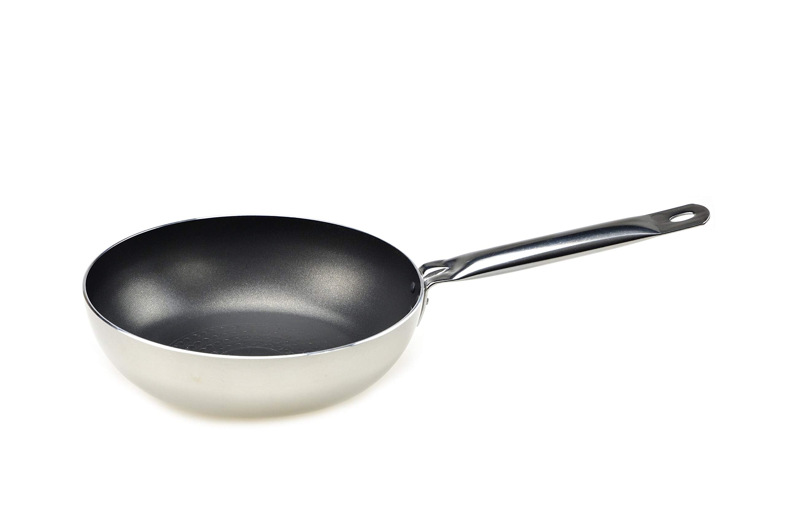 Ravelli Italia Linea 51 Professional Non Stick Induction Deep Skillet, 9.5Inch