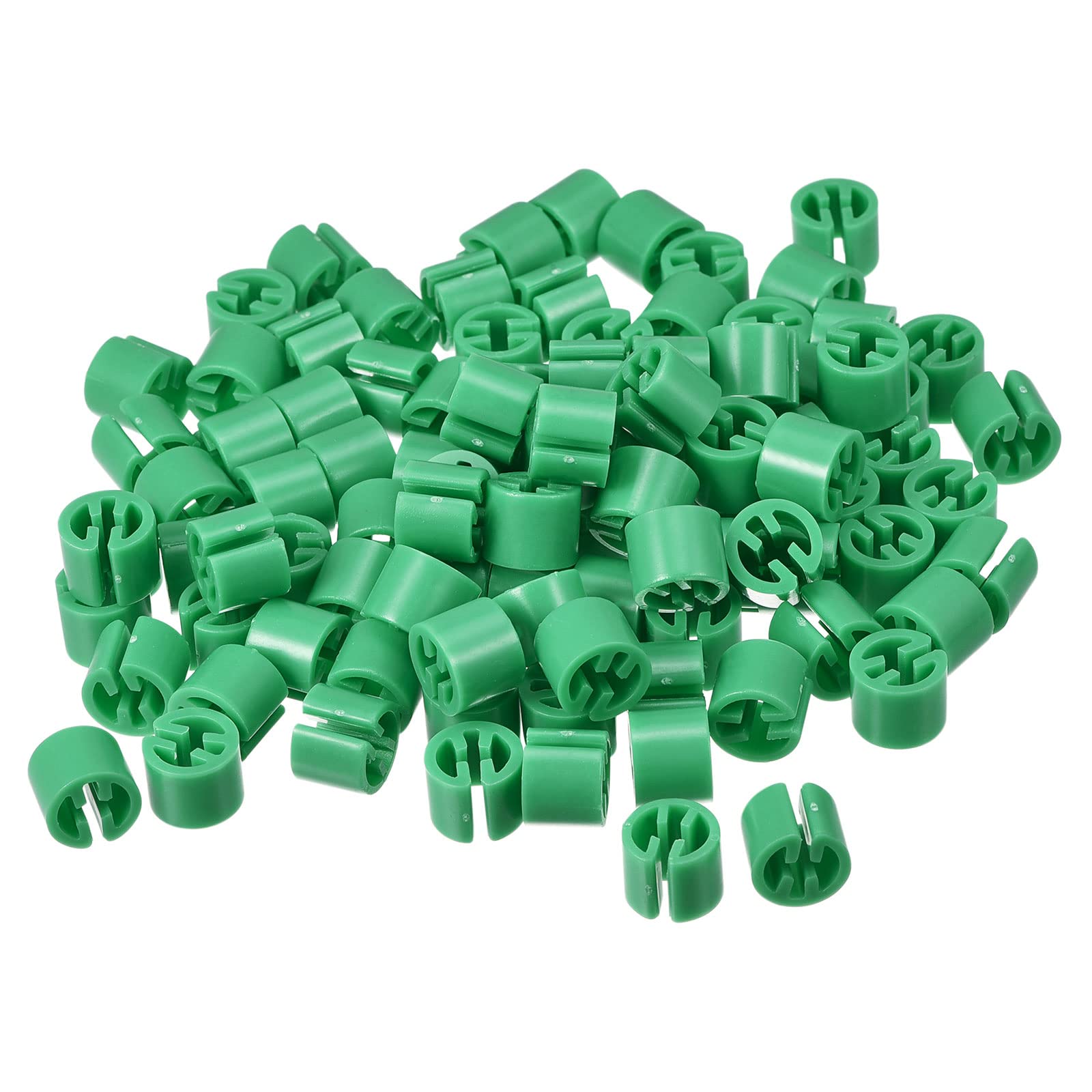 Meccanixity Clothes Hanger Marker Blank Fit 3.5Mm Rod For Garment Color Coding Green Count 100