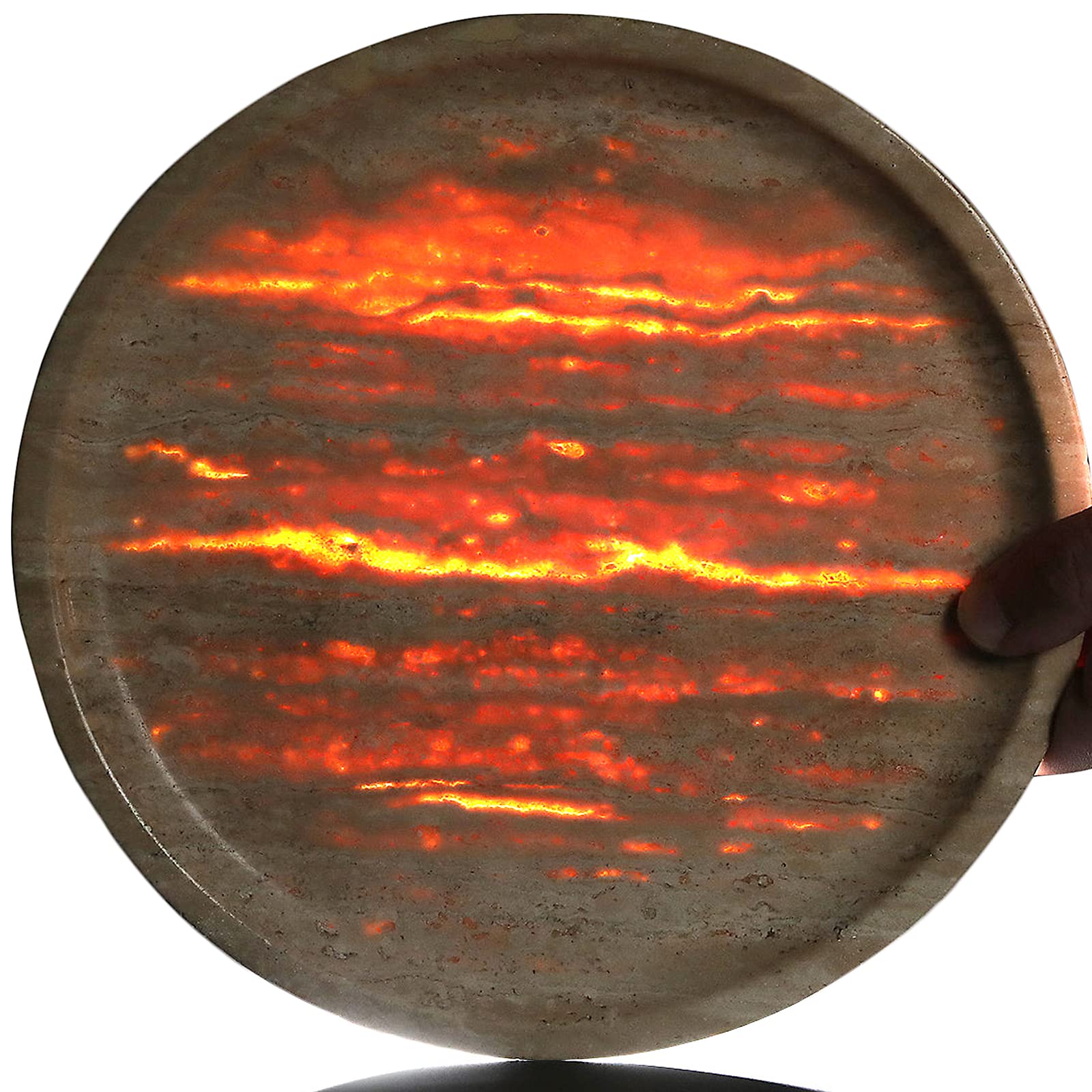 Real Luxurious Natural Marble Tray Genuine Marble Storage Tray For Home Decor Stone Tray For Bathroom/Kitchen/Vanity/Dresser Non