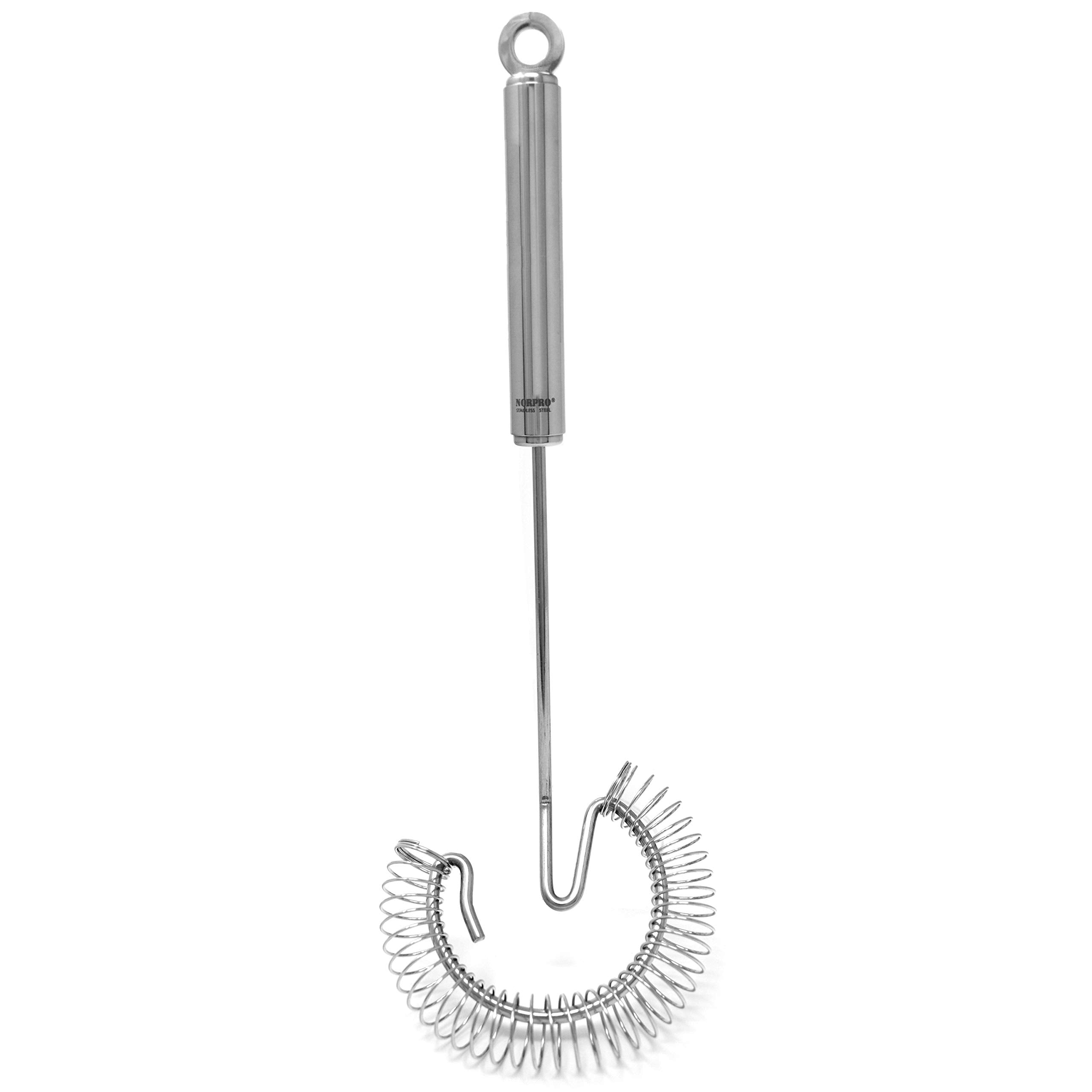 Norpro Krona Sauce Master Whisk, 11.5in Silver Stainless Steel, Model 2328