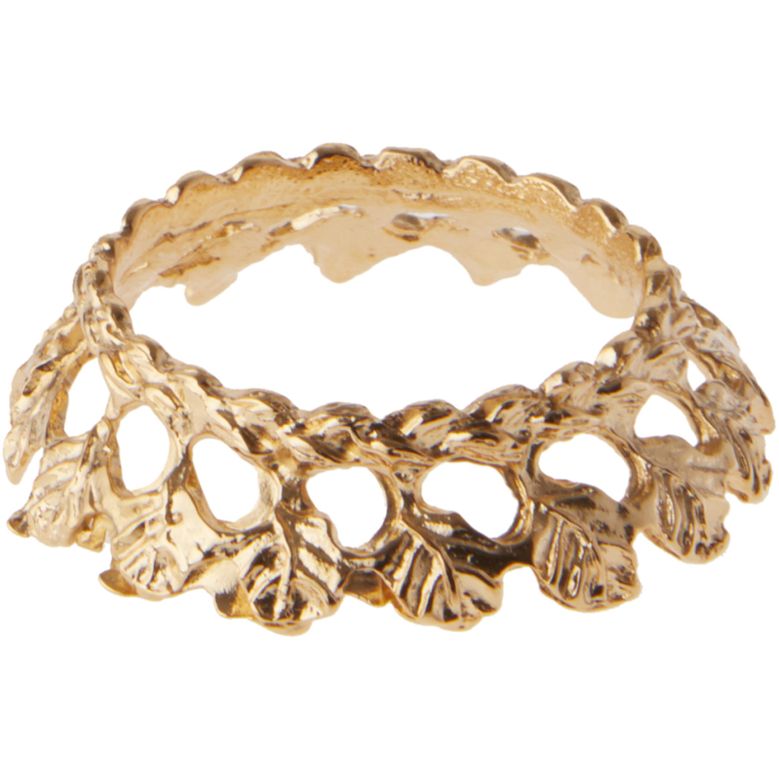 Bards Gold-toned Egg Stand/Holder -Leaf Motif, 1.125 diameter