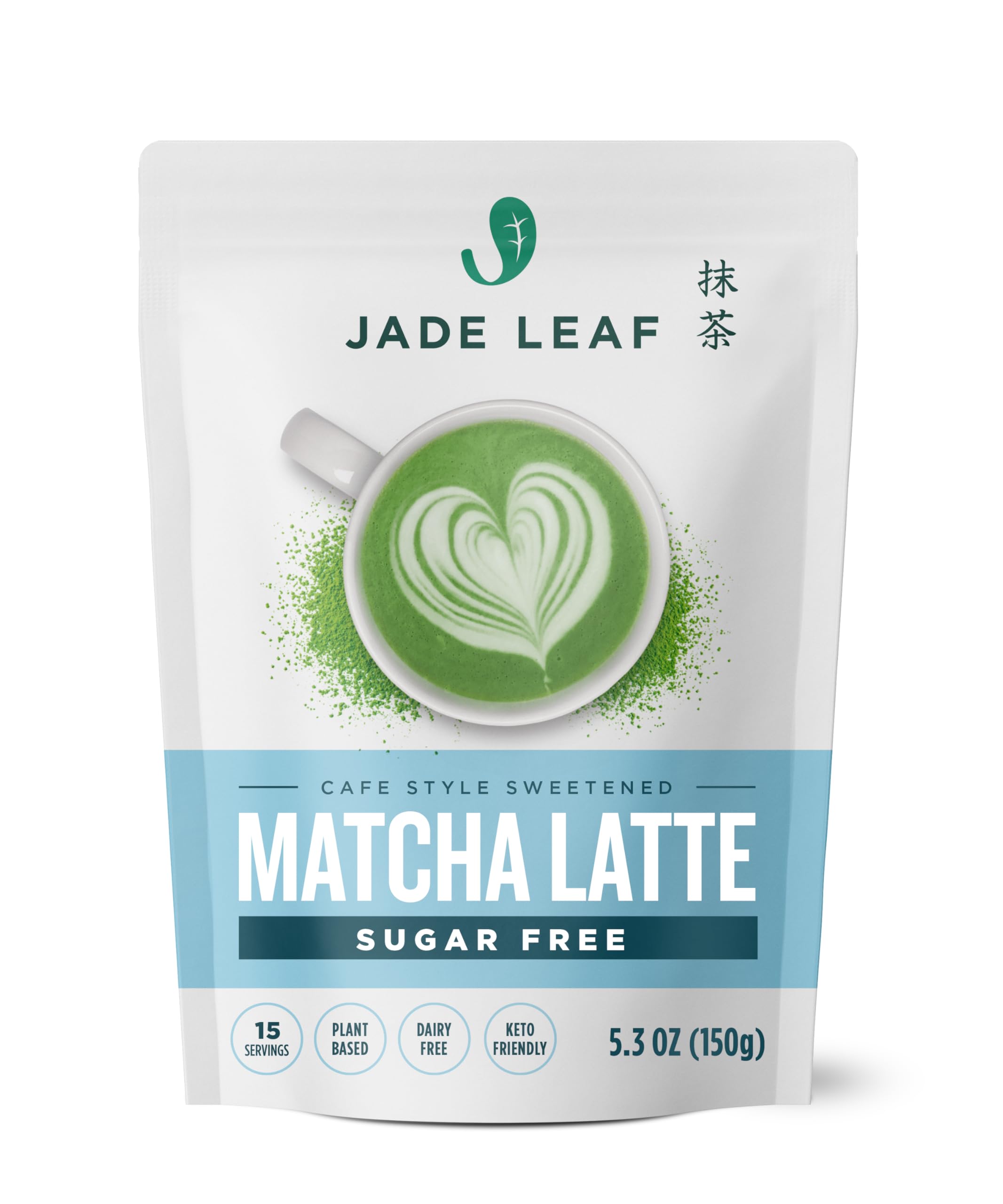 Jade Leaf Sugar Free Matcha Latte Mix - Cafe Style Sweetened Blend - Keto Friendly (53 Ounce)