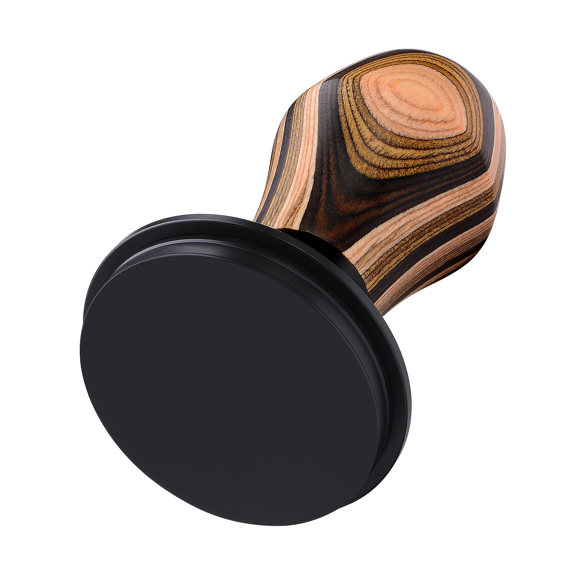 Normcore 53.3Mm Coffee Tamper V4, Spring Loaded Tamper With Titanium Pvd Coating Flat Base, Espresso Tamper Fits 54Mm Breville S