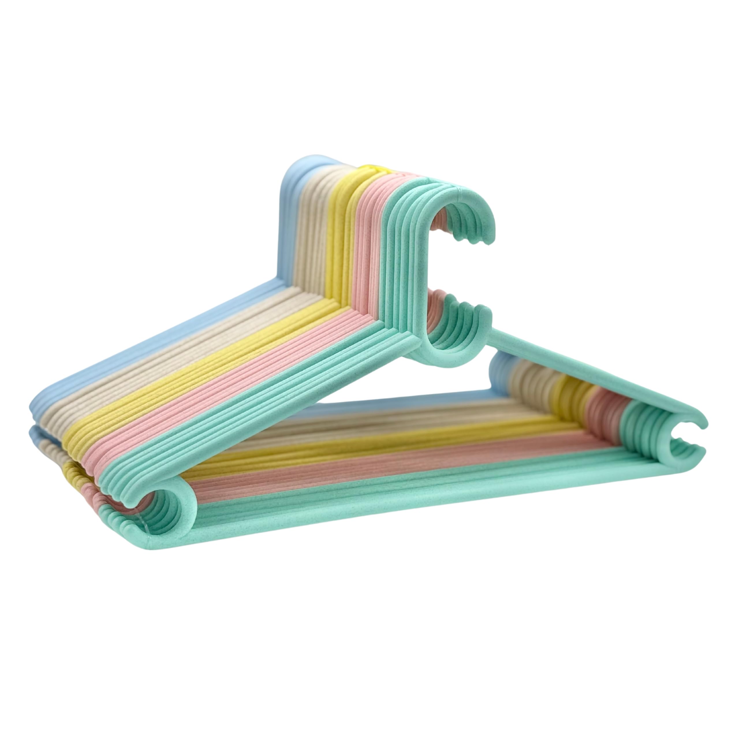 Happy Cove Eco - Friendly Sturdy Cloth Hanger For Wardrobe And Cupboard Rice Husk & Bamboo Fiber Sustainable Durable | Saree Han