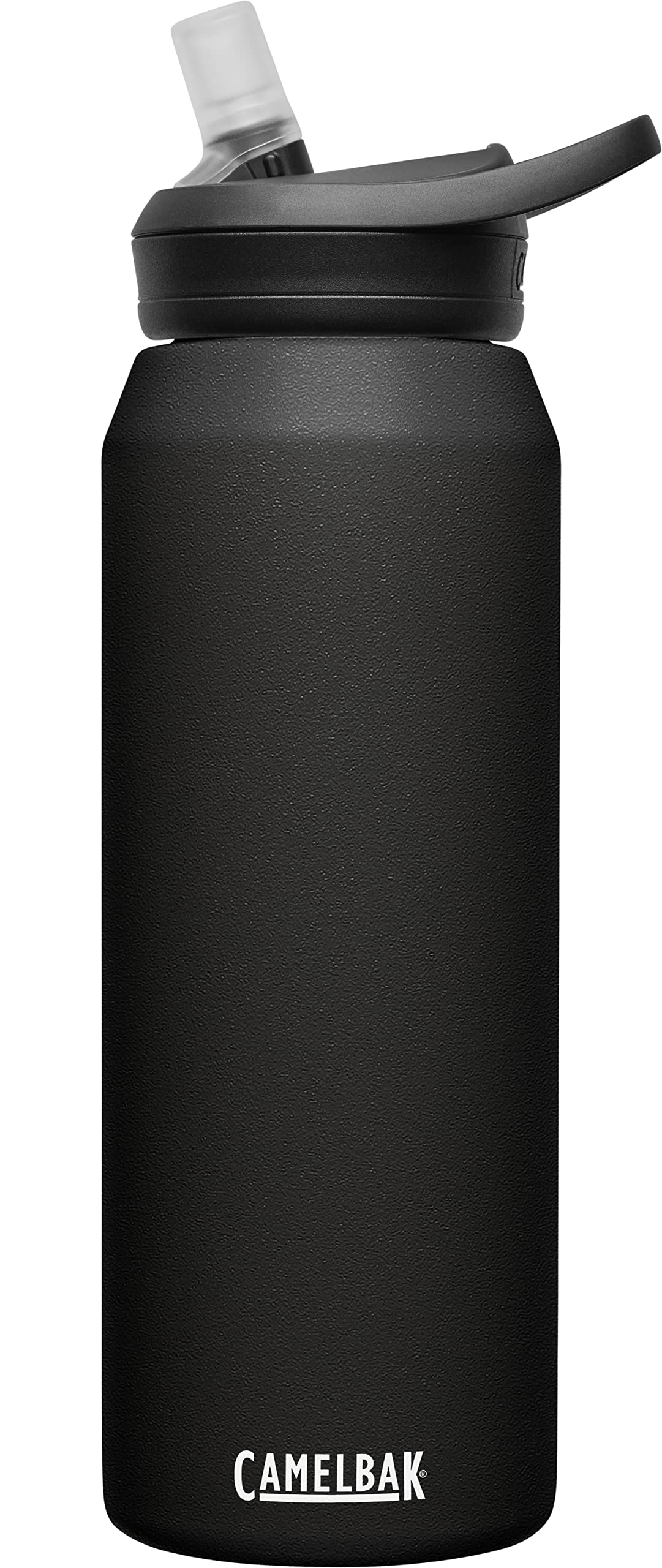 Camelbak Eddy Water Bottle With Straw 32 Oz - Insulated Stainless Steel, Black