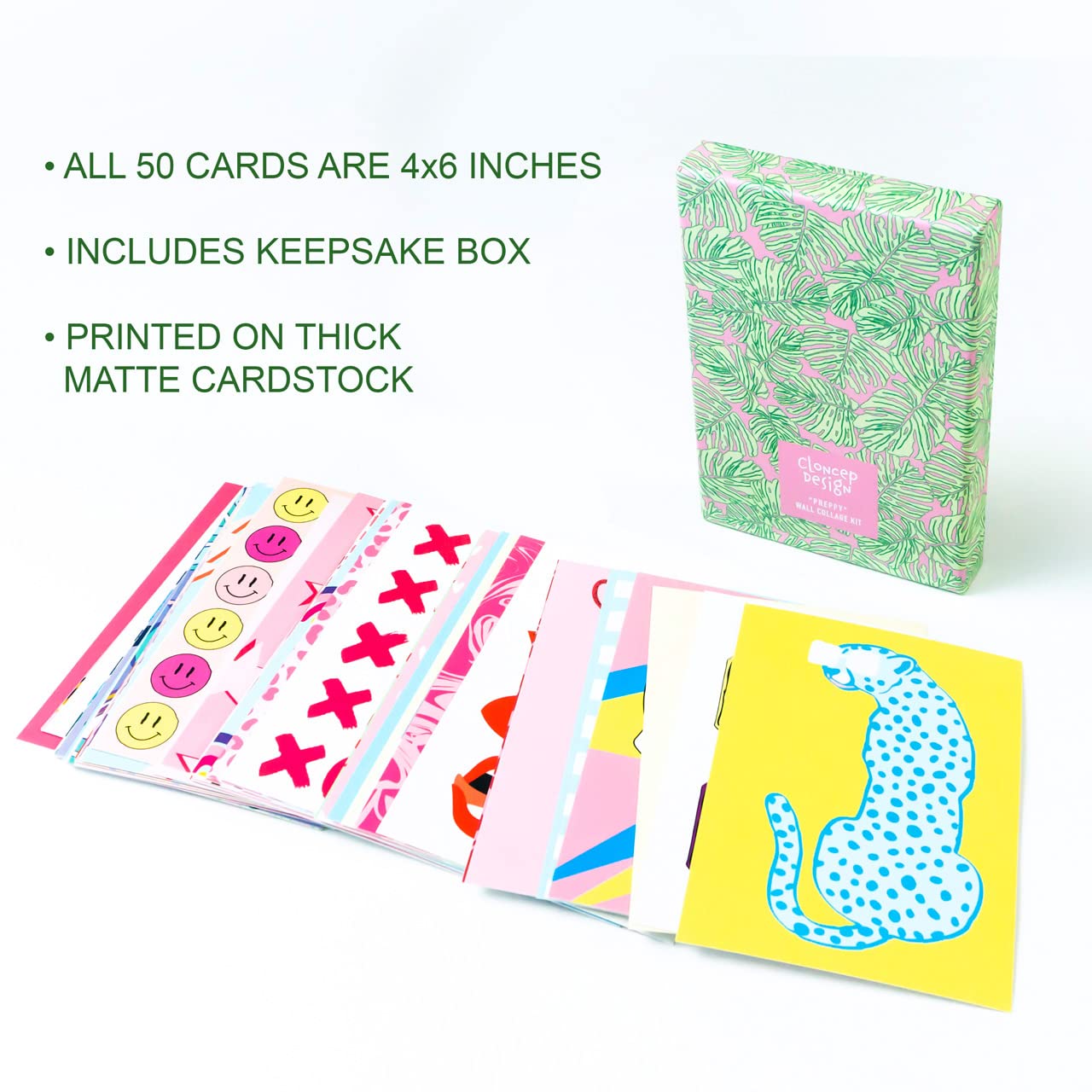 Cloncep Design Preppy Room Decor Collage Kit  50 PCS  4x6 Inch  Preppy Stuff Decor for Wall  Preppy Wall Collage  Preppy Pictures for Wall  Aesthetic Room Decor