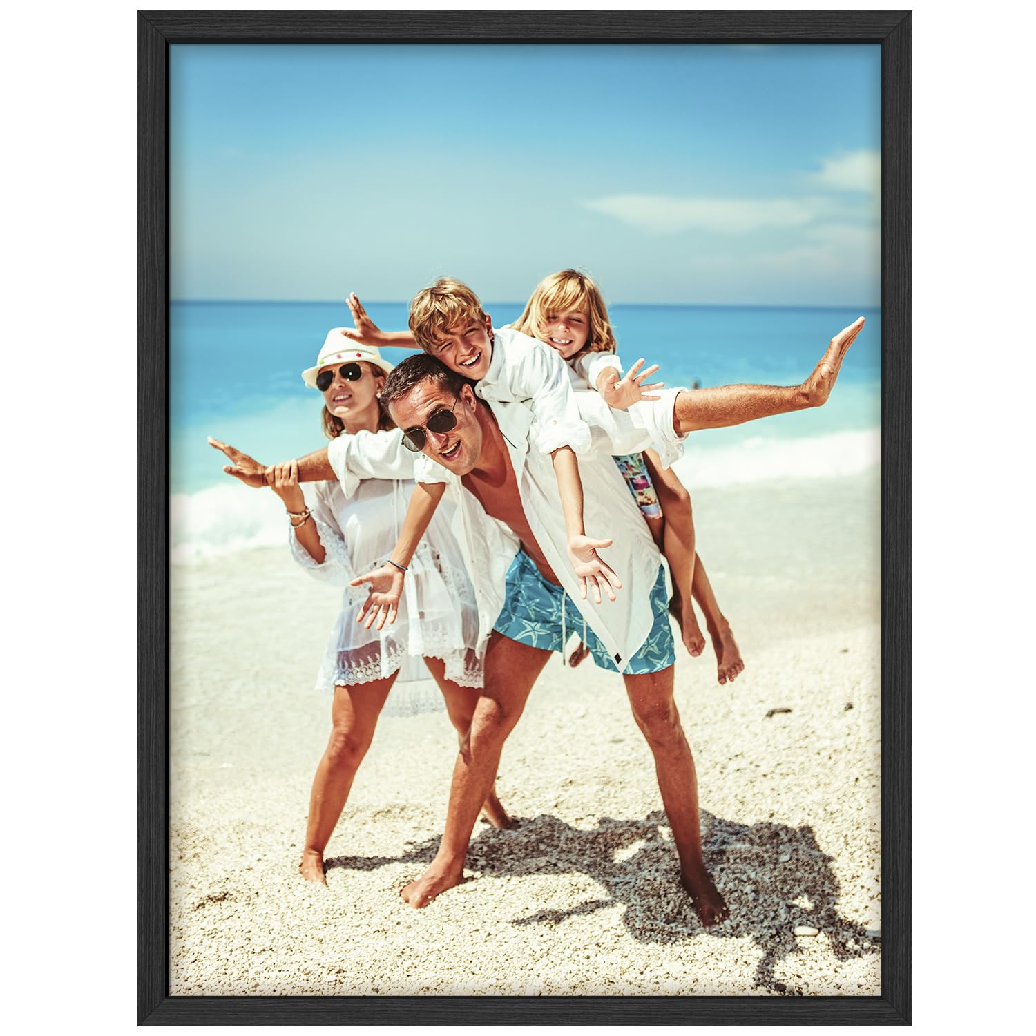 Wall26 Custom Framed Poster Wall Art For Living Room, Bedroom Canvas Prints For Home Decoration Ready To Hang - 11''X14'' Black