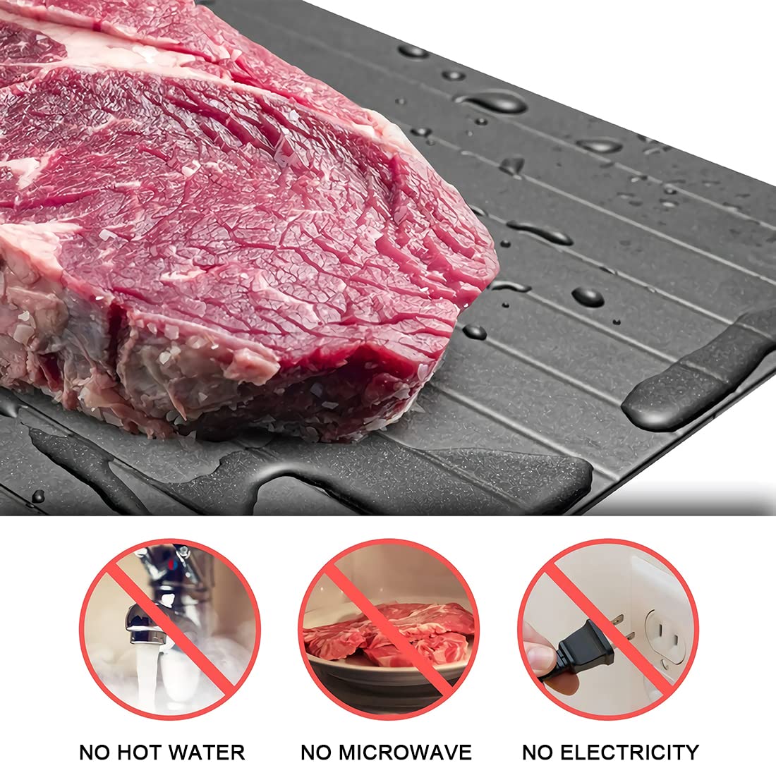 Meat Defrosting Tray - Defrosting Board,Frozen Food Thawing Pad, Defrosting Tray, Defrosting Board