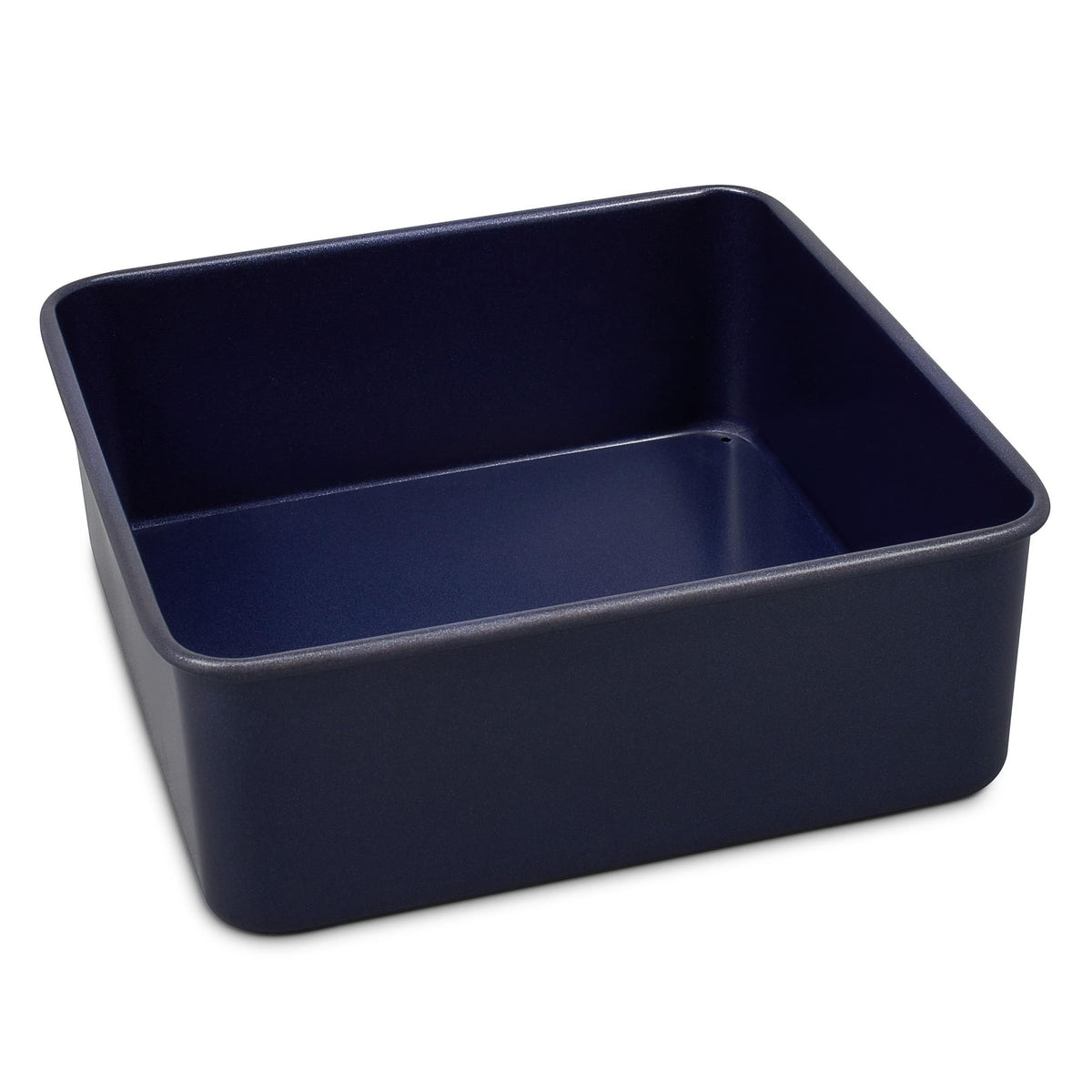 Zyliss E980201 Non-Stick Loose Base Square Cake Tin | 20Cm/8In | Carbon Steel | Dark Blue | Baking Tin/Bakeware | Dishwasher Saf