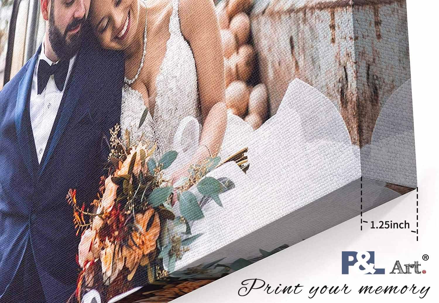 Personalized Custom Canvas Prints (Framed Canvas  20X30) - Turn Photos into Stunning Framed Wall Art - Perfect for Home Decor  Gifts & Keepsakes - Variety of Sizes  Fast Delivery