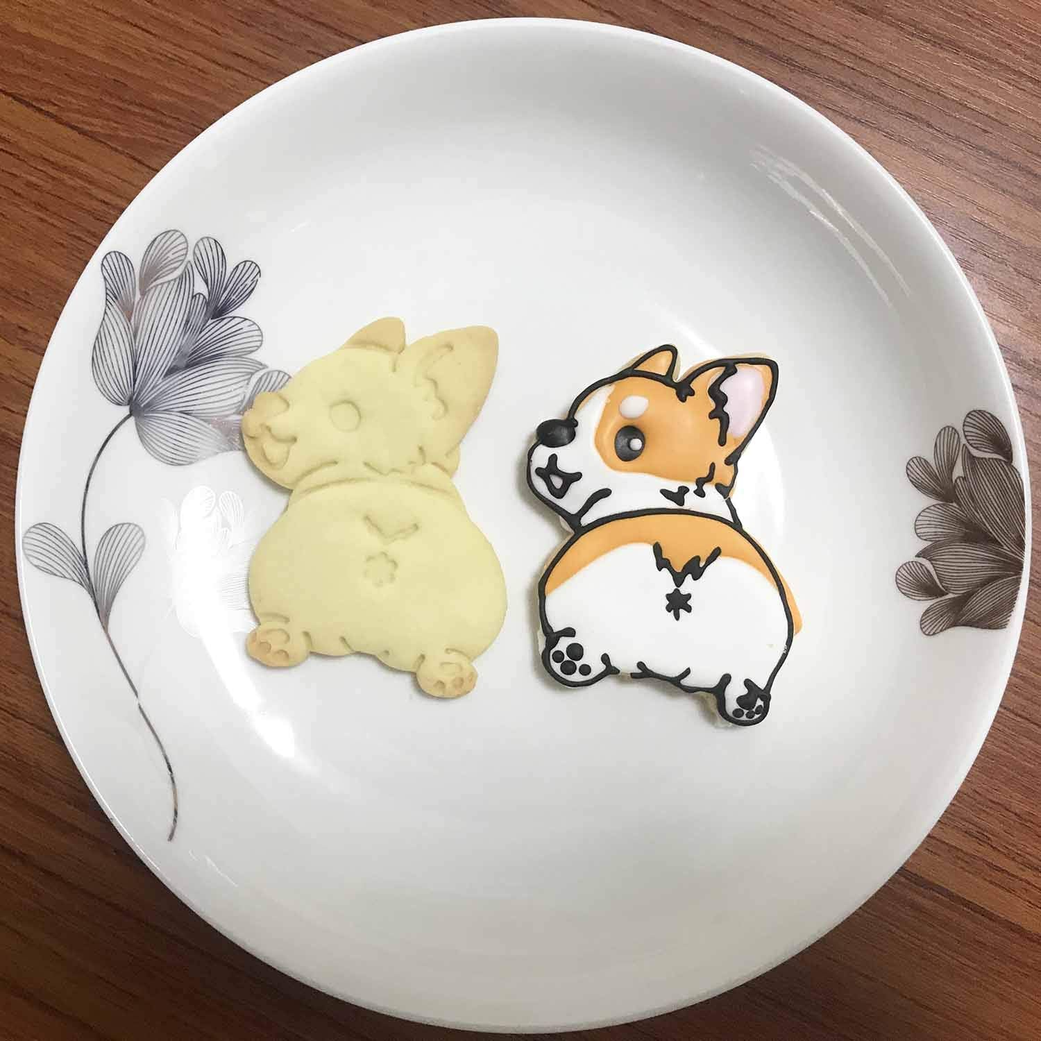Corgi'S Butt Cookie Cutters Shape Mould Dog Treats Cutter