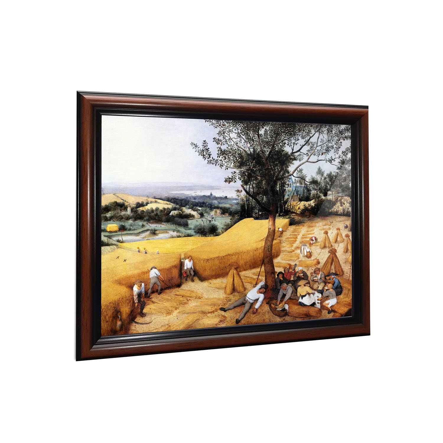 Crossroads Home Dcor The Harvesters By Pieter Brueghel The Elder, World Famous Wall Art Collection, Farming Wall Decor For Kitch