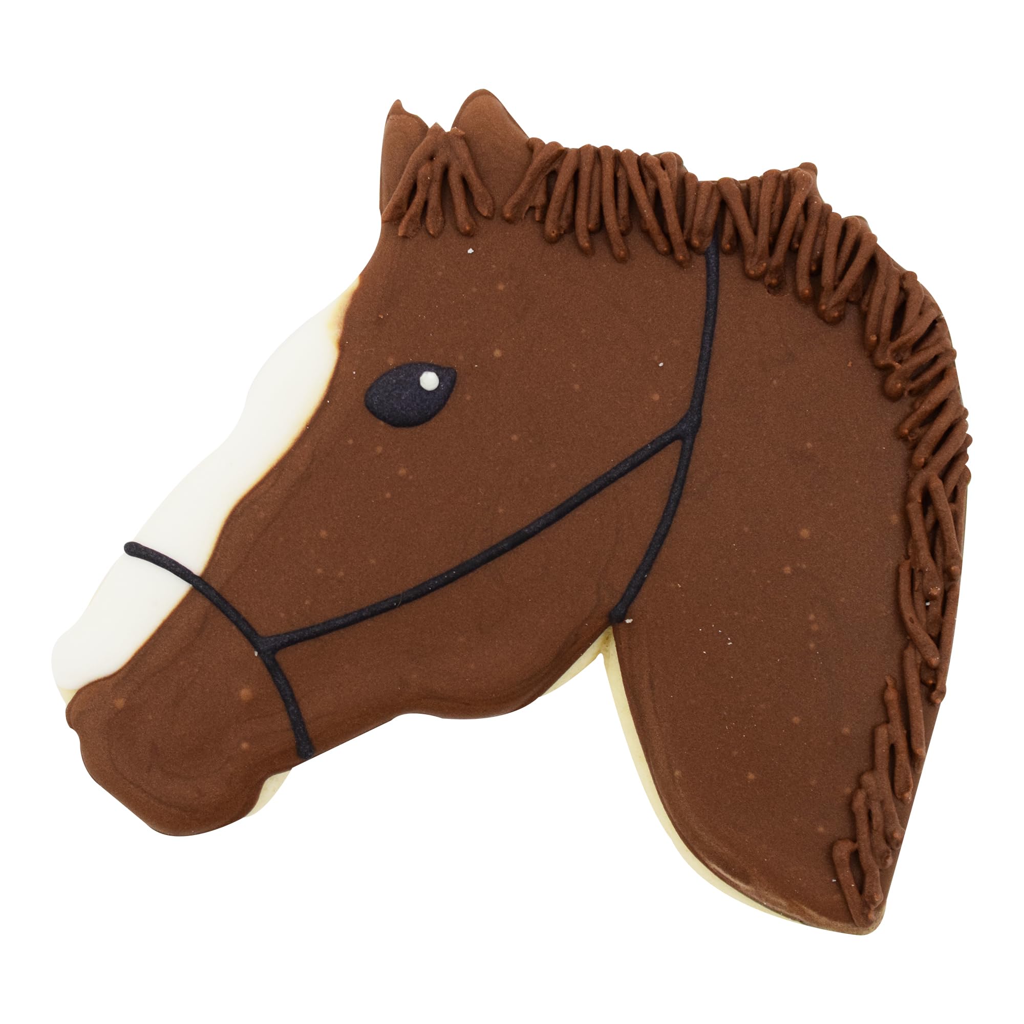 R&M Cookie Cutter, 4.5-Inch, Horse Head, Tinplated Steel