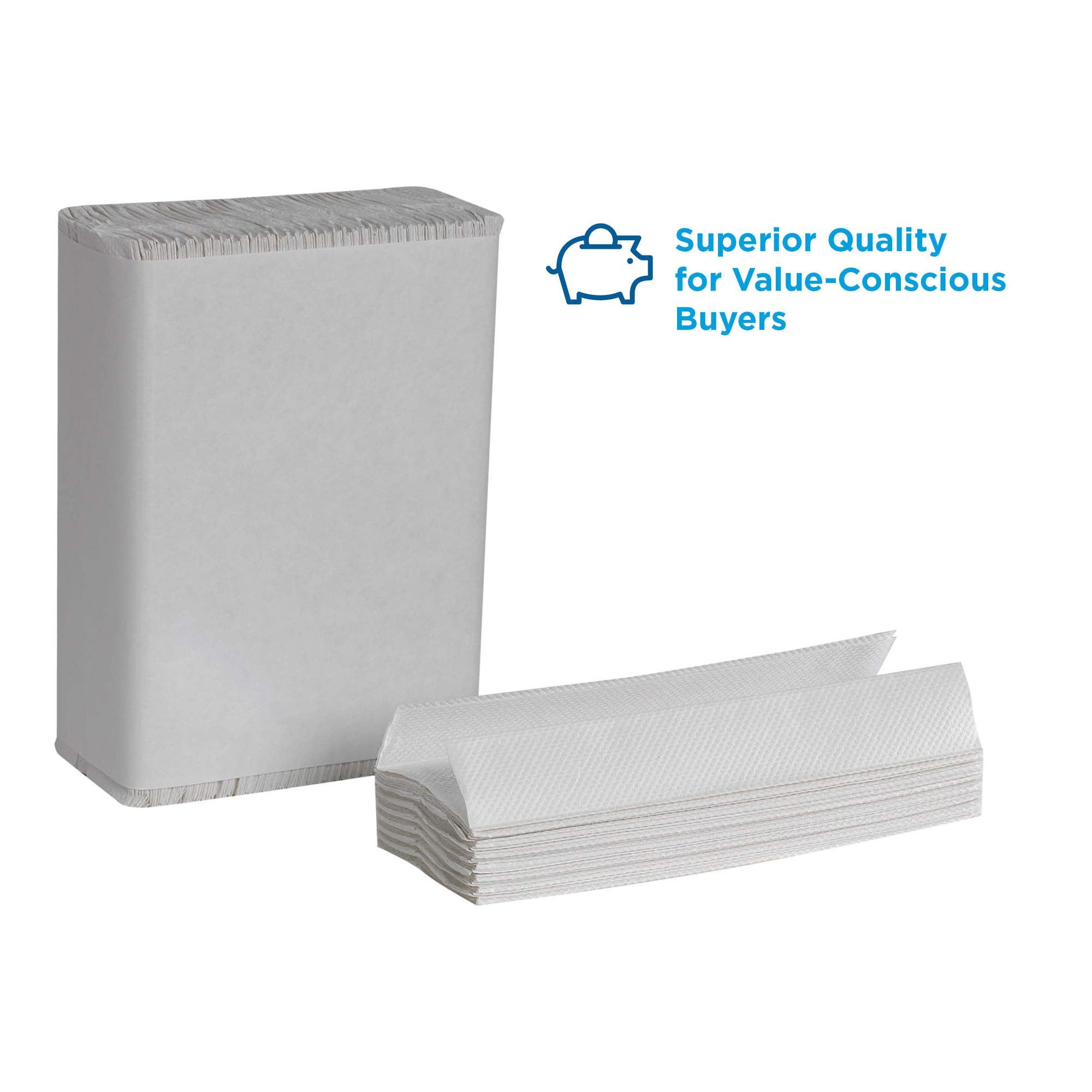 Georgia-Pacific Blue Select C-Fold Paper Towels By Gp Pro (Georgia-Pacific), White, 20241, 200 Towels Per Pack, 12 Packs Per Cas