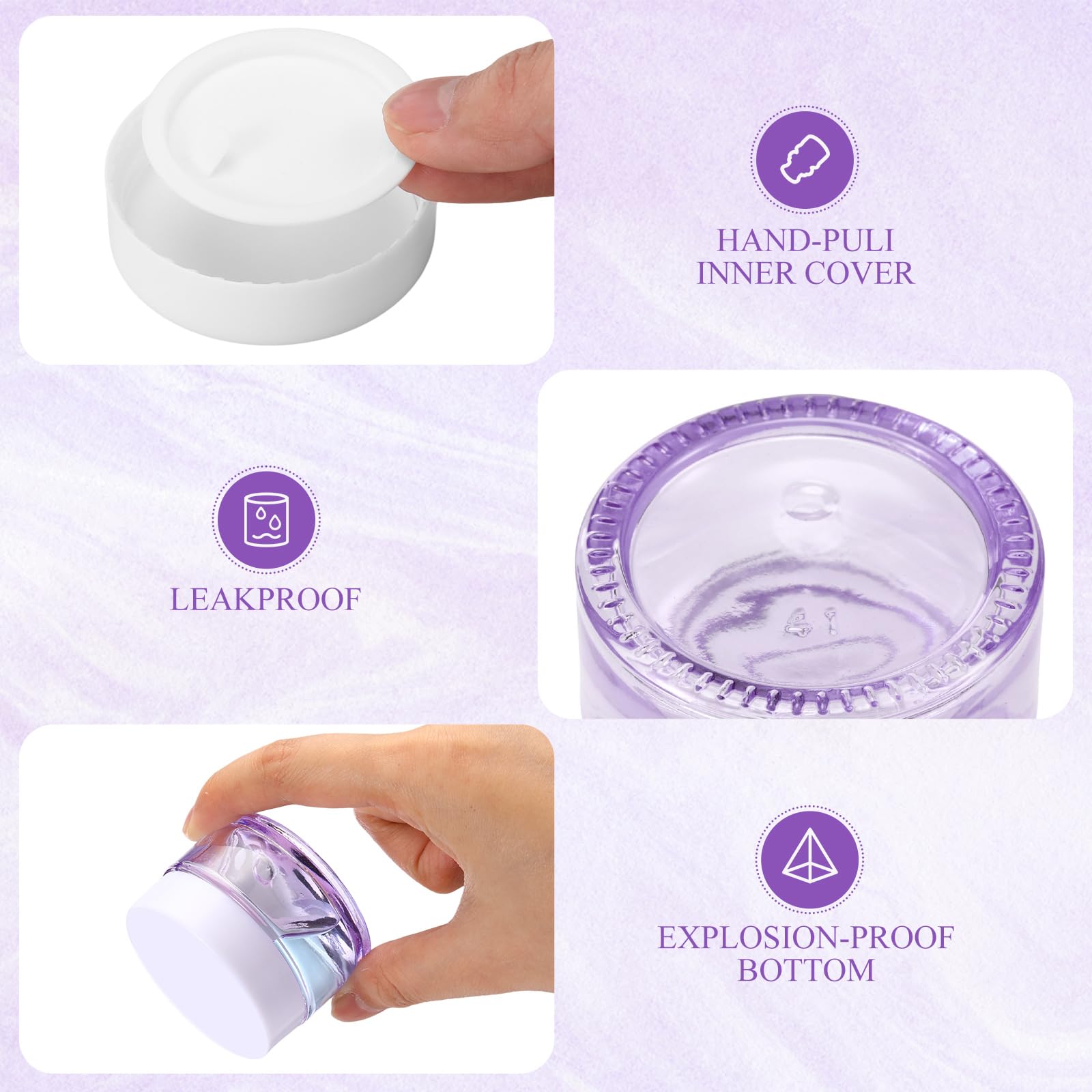 Domensi 60 Pcs 1Oz Glass Jars With Lids Bulk Salve Tins Small Glass Candle Jars Cosmetic Jars For Travel With Inner Liners Conta