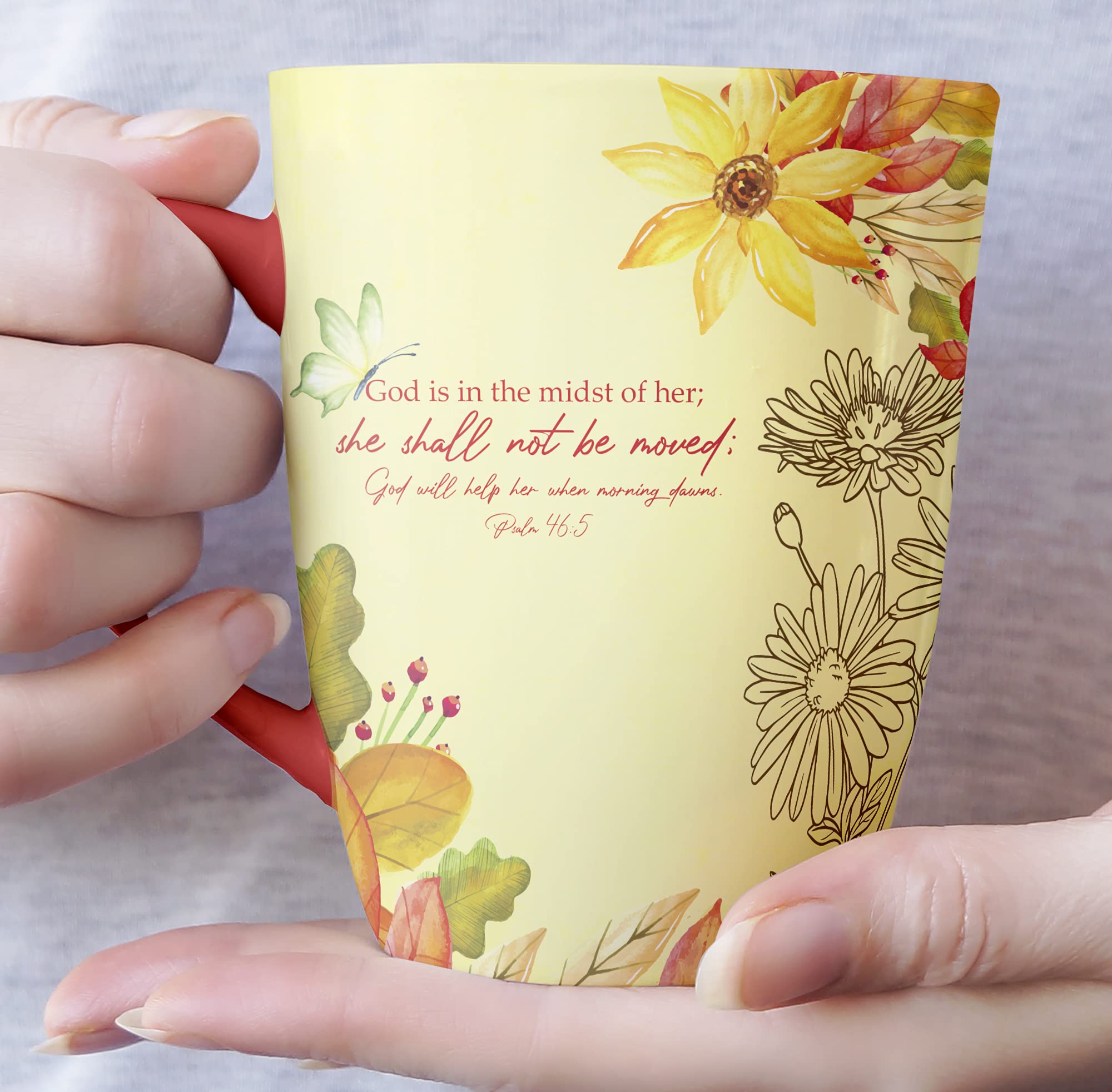 Btat- Christian Coffee Cups, Set Of 6, 12Oz, Bible Verse Mugs, Christian Mugs, Bible Mug Set For Women, Christian Gifts, Inspira