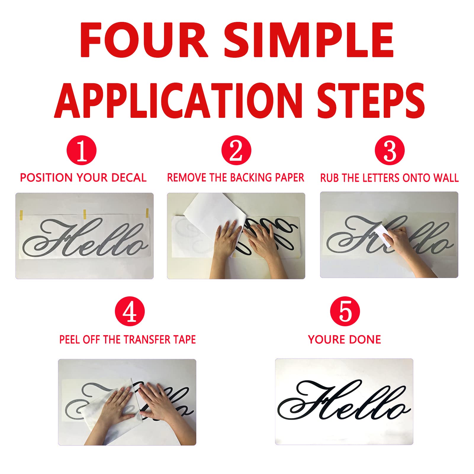 Anfigure Office Wall Decals, Inspirational Wall Decals, Teamwork Motivational Quotes Women Success Classroom School Sign Art Hom