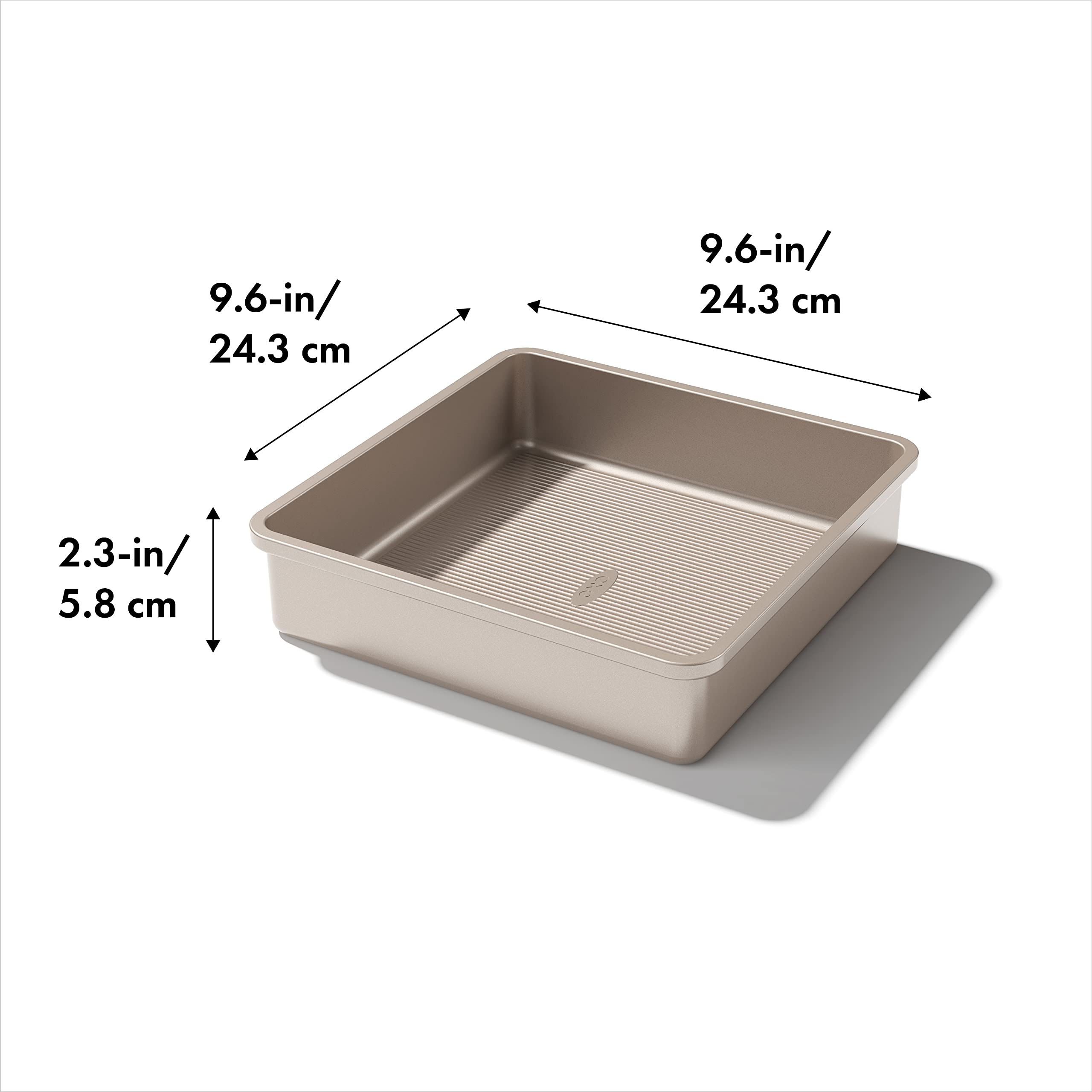 Oxo Good Grips Non-Stick Pro Cake Pan Square 9 X 9 Inch, Brown