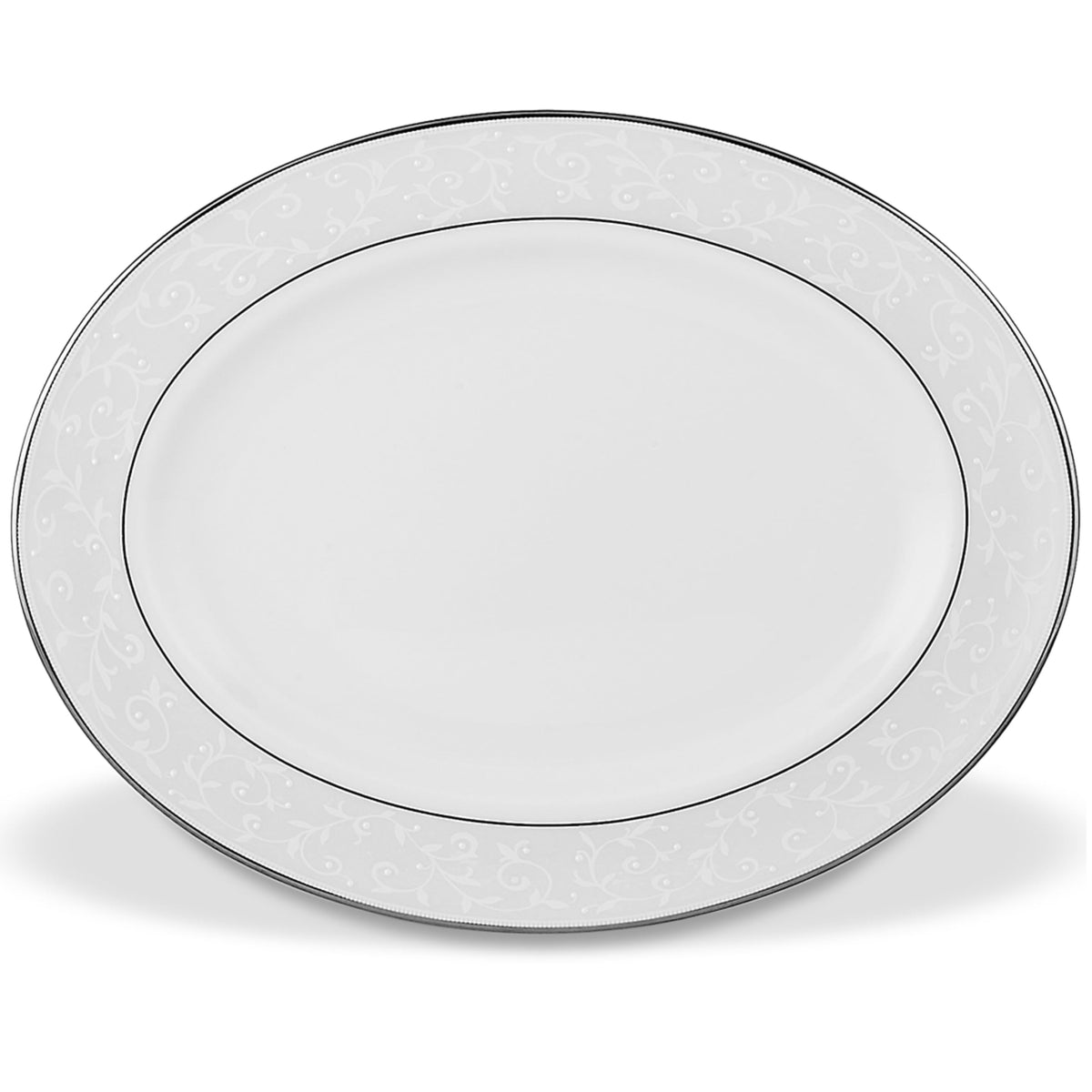 Lenox Opal Innocence Serving, Oval Platter, 13-In White