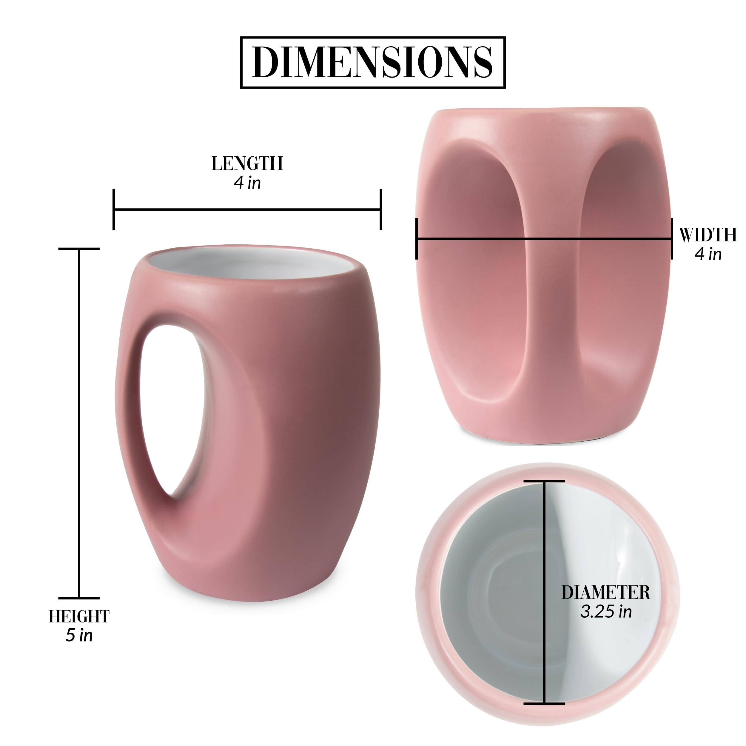 Pavilion - Good Morning Granddaughter - 16 oz Pink Coffee Mug Tea Cup Gift From Grandma Grandpa Grandparents Birthday Long Dista