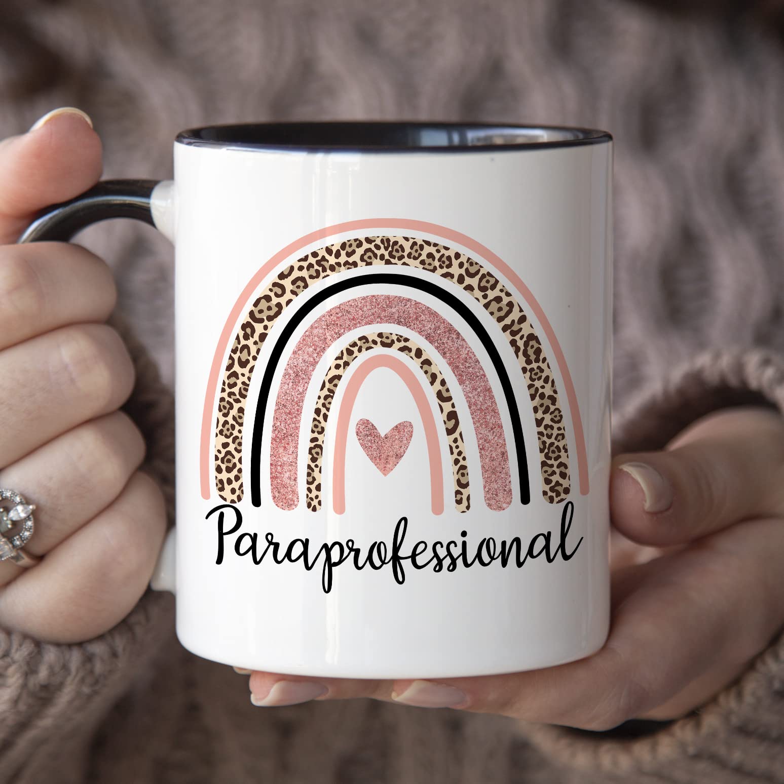 Younique Designs Paraprofessional Mug, 11 Ounces, Paraeducator Coffee Mug, Para Professional Cup, Teacher Aide Mug, Teachers Aid