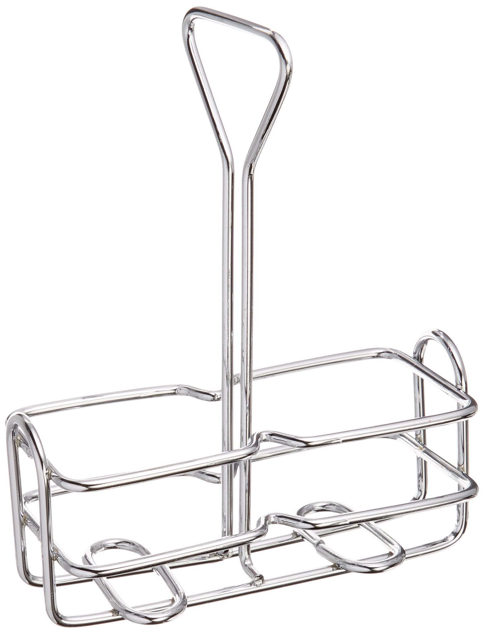Winco Wh-3 Square Oil And Vinegar Holder, 6 Ounce, Chrome Plated,Medium