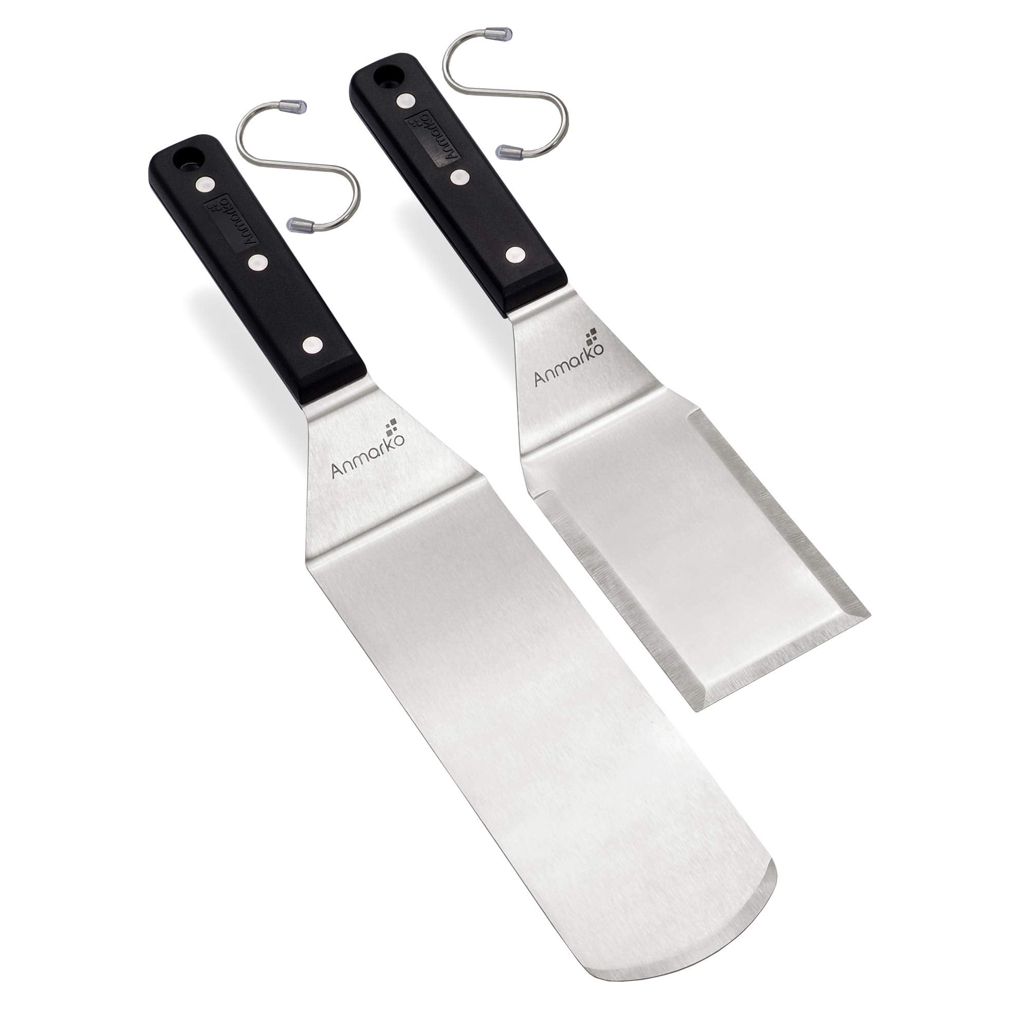 Grill Spatula Set - Long Metal Spatula Spatula - Griddle Scraper And Pancake Flipper Or Pizza Spatula - Offset Spatula - Stainle