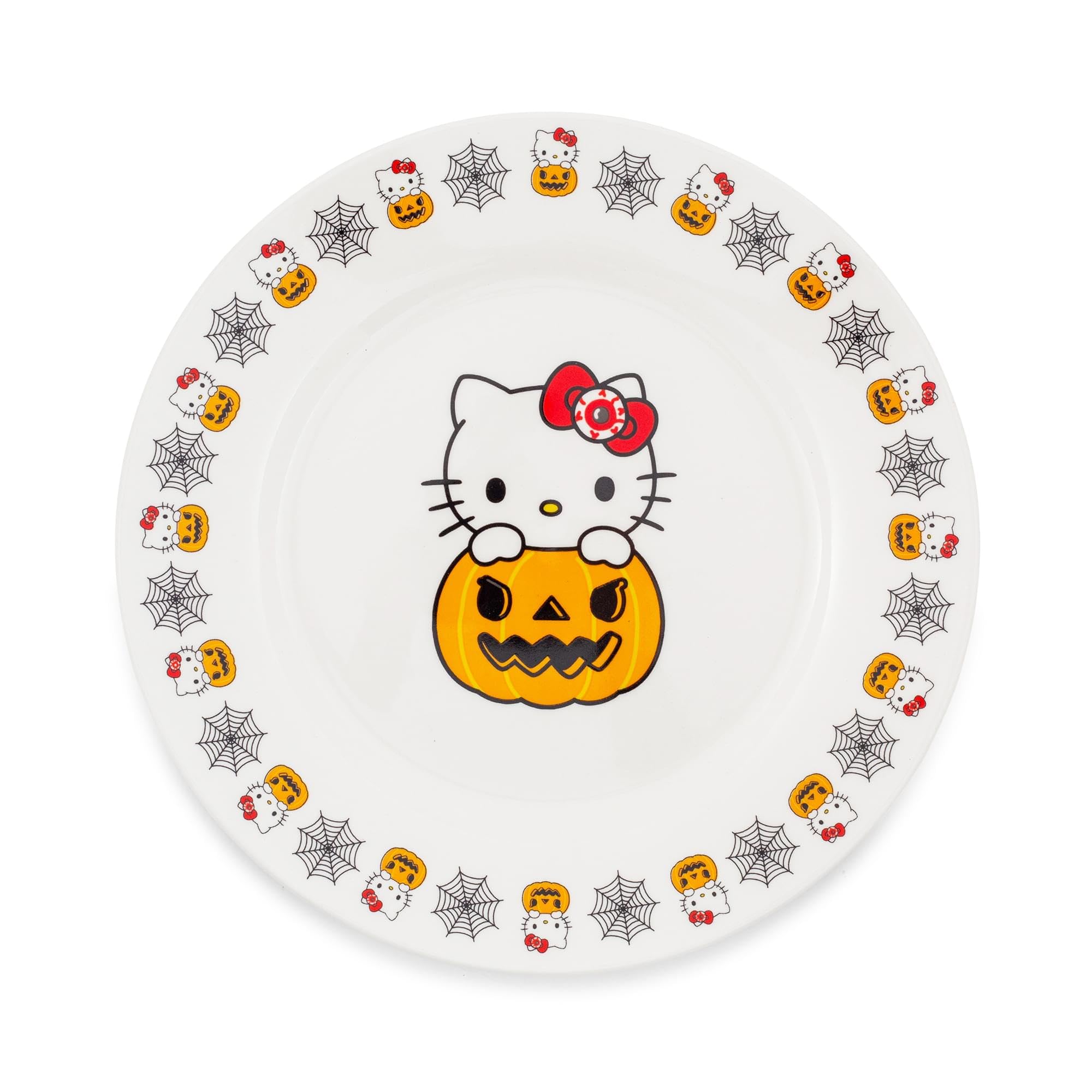 Sanrio Hello Kitty Pumpkin Boo 8-Inch Ceramic Dinner Plate