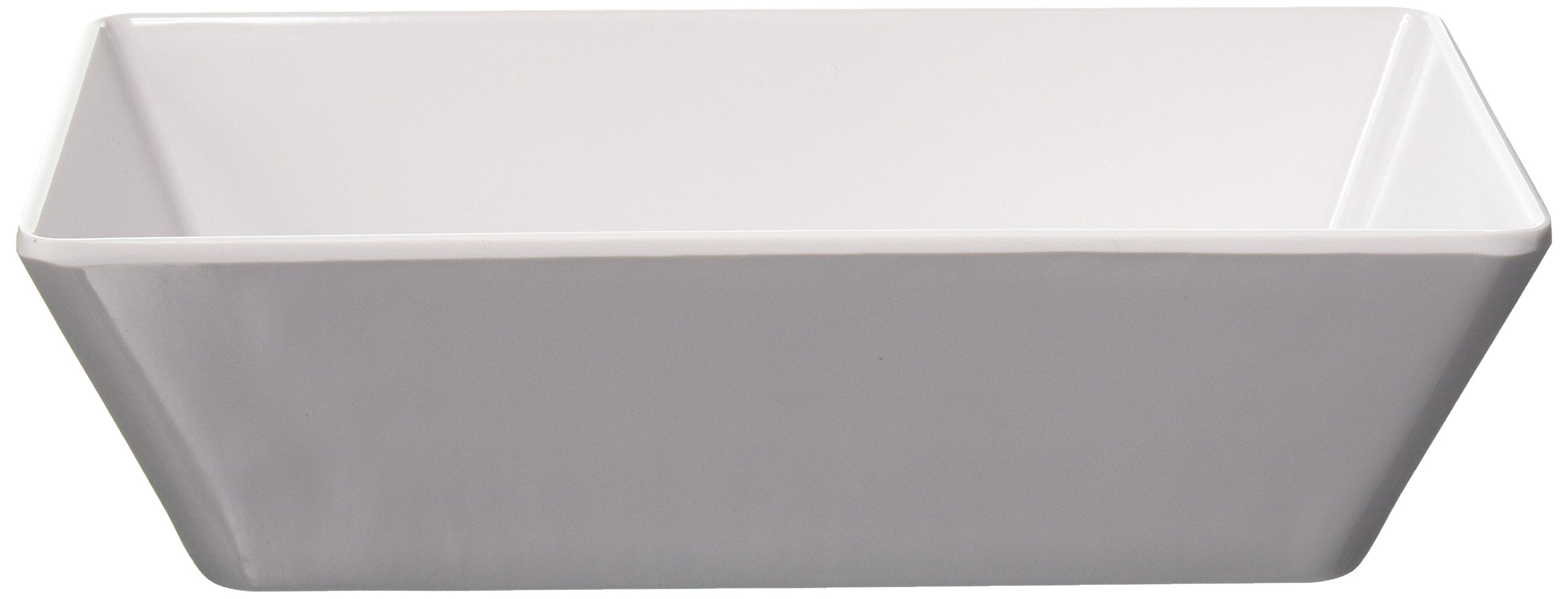 American Metalcraft Mlrp9 Bowls, 5.85'' Length X 9.7'' Width, White