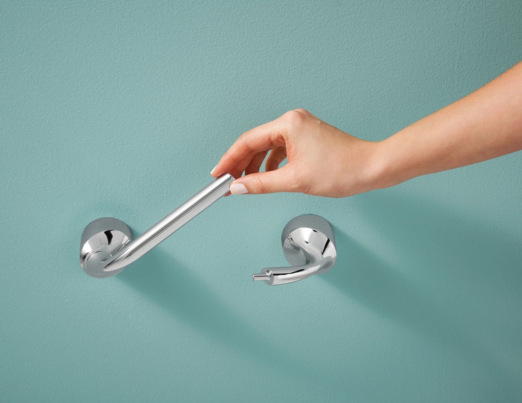 Moen Idora Chrome Moen My3708Ch Idora Double Post Pivoting Toilet Paper Holder, My3708Ch