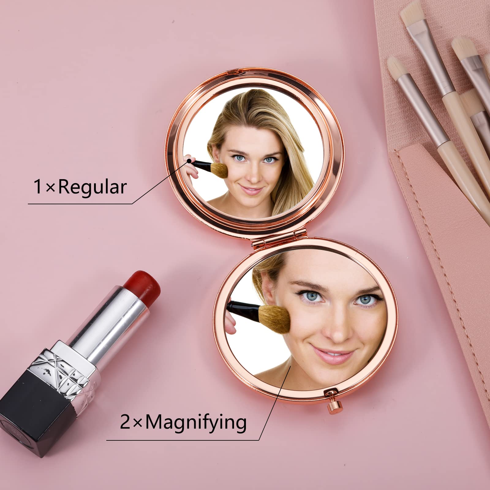 Sister Birthday Compact Mirror Gift Best Sister Gifts From Friend Sister Brother Classmate Makeup Mirror For Women Her Friendshi