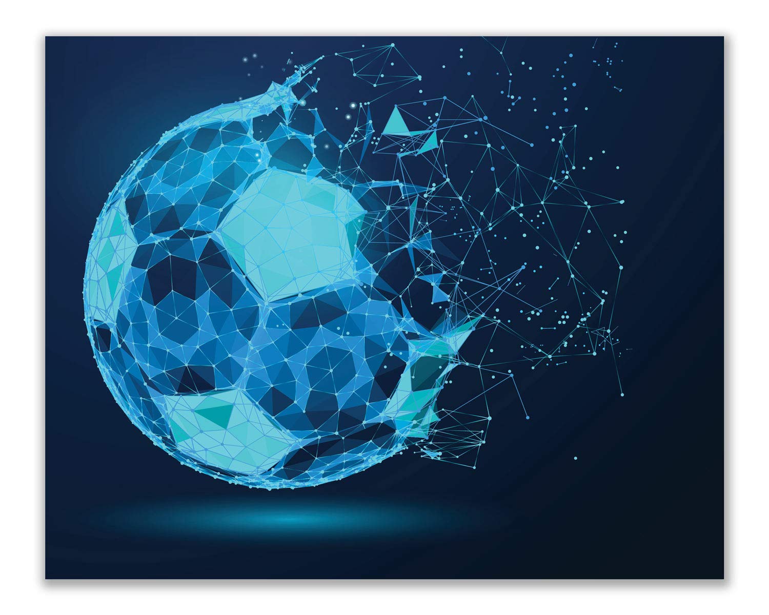 Soccer Wall Art Prints Set of 4 (8x10) Unframed Soccer Posters Soccer Room Decor For Men Kids Teenagers Soccer Poster Set For Bedroom Man Cave Soccer Wall Decor Soccer Boys Bedroom Decor X-Ray