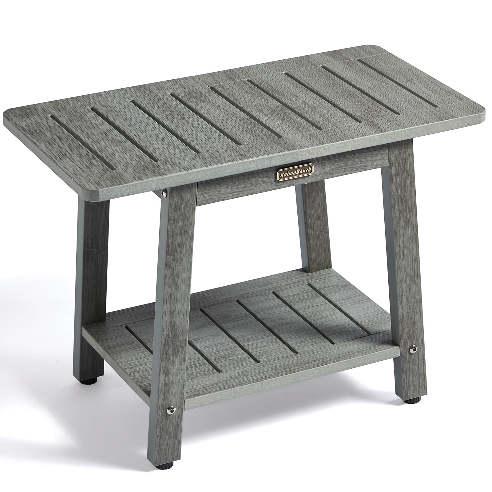 Hdps Shower Bench Seat For Inside Shower, Waterproof Shower Stool For Shaving Legs, Poly Lumber Shower Chair Seat, Bathroom Show