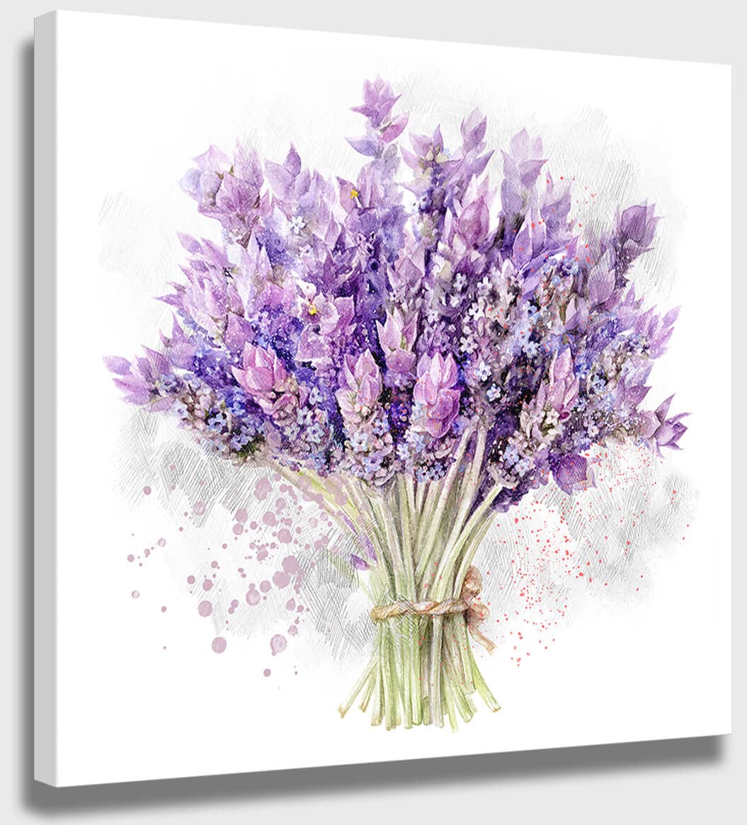 Wall Art For Bedroom Botanical Wall Art Flowers Wall Art Bathroom Wall Pictures Flower Prints Wall Art Purple Red Canvas Wall Ar