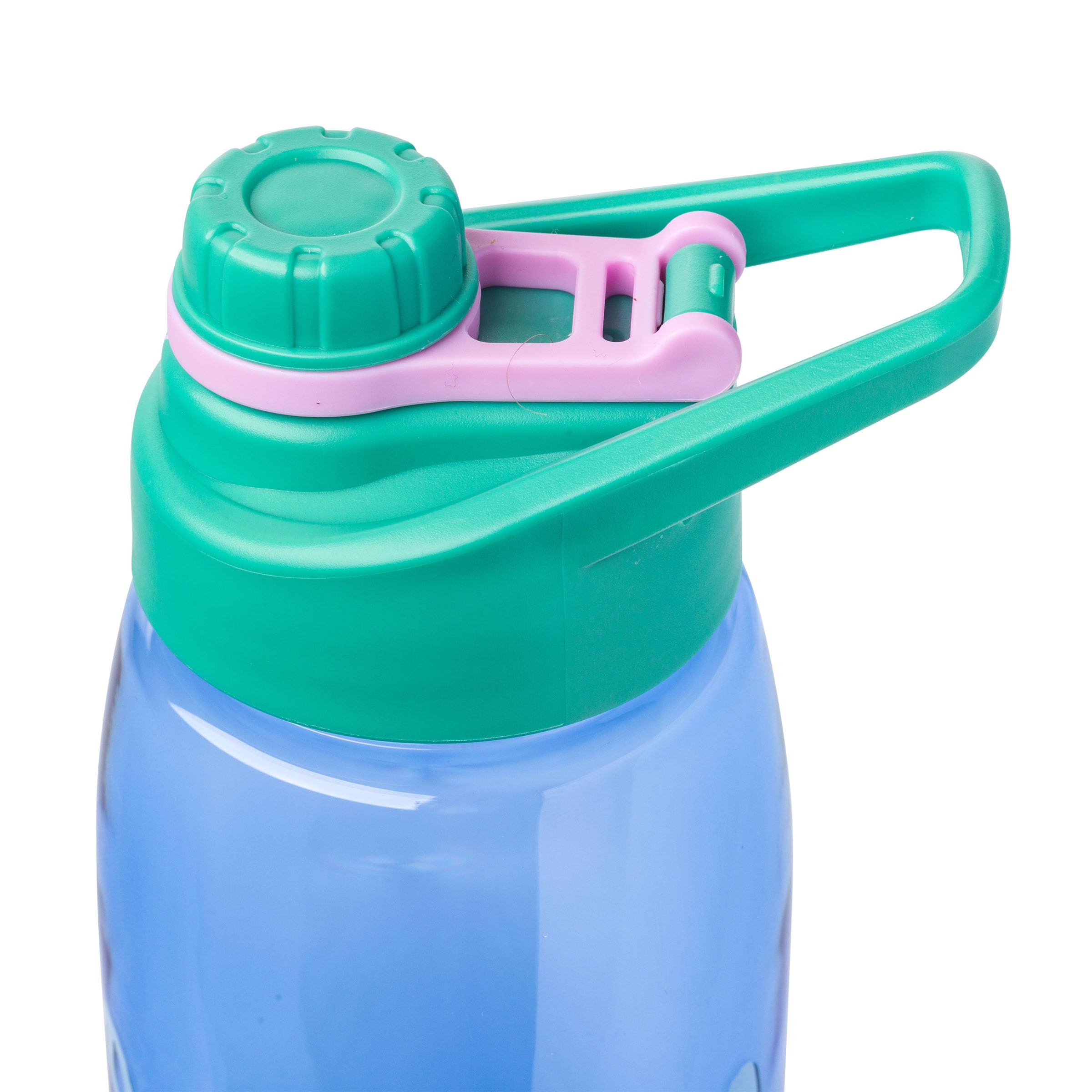Silver Buffalo Disney Lilo and Stitch Ohana Water Bottle with Screw Lid  28 Ounces
