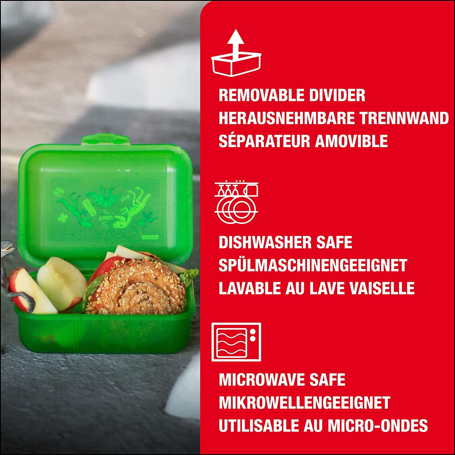 Sigg - Kids Lunch Box Viva - Made In Germany - Dishwasher Safe - Food Containers For School, Daycare - Gifts Boys, Girls