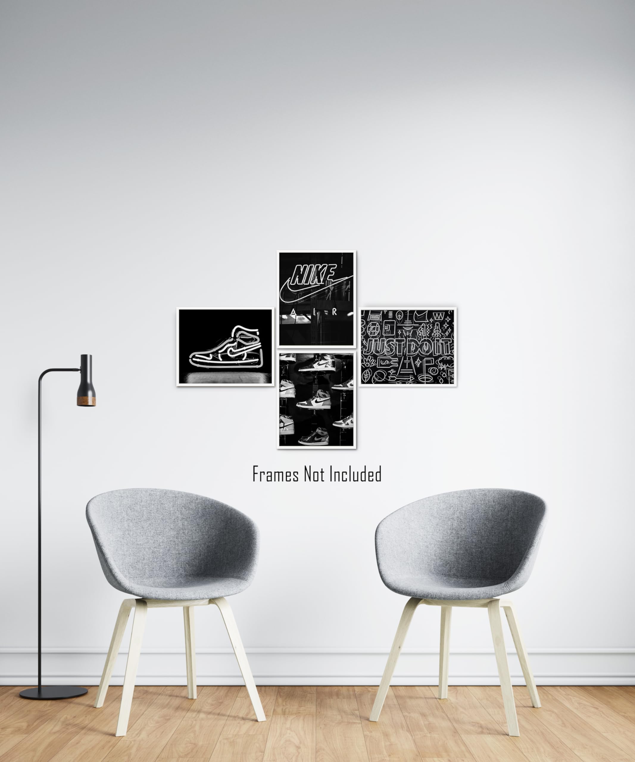 Generic Sneaker Posters (Unframed 8 X 10 Set Of 4) Hypebeast Wall Art Shoe Decor Sneakerhead Room Decor Air Aj Teen Boy Room Gir