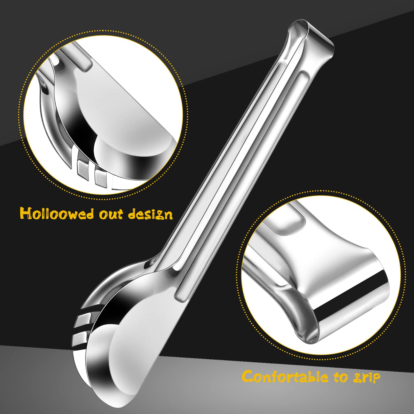 Thenshop 30 Pcs Stainless Steel Serving Utensils Set Serving Flatware Set Include Large Serving Spoons Slotted Spoons Serving Fo