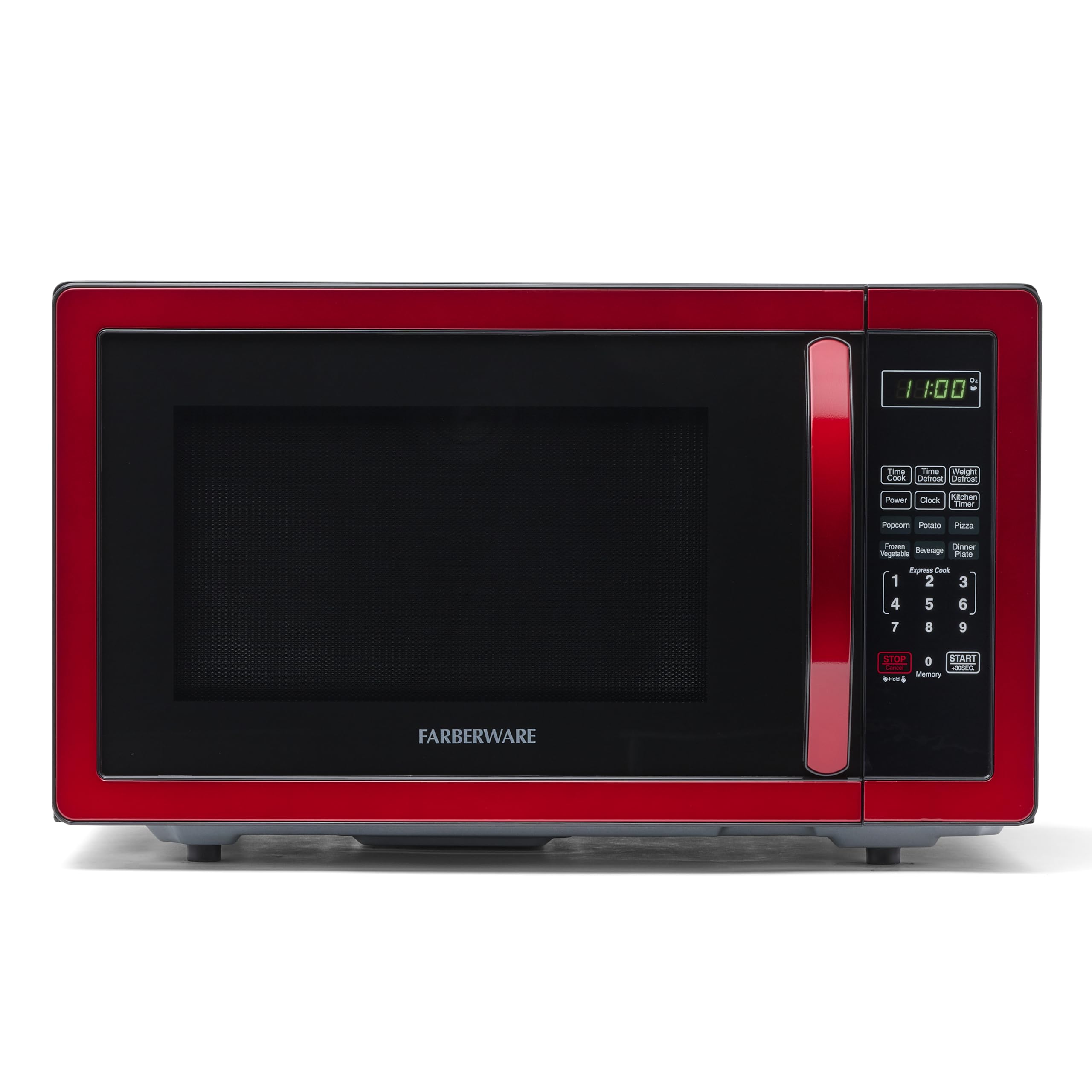 Farberware Countertop Microwave 1000 Watts, 1.1 Cu Ft - Microwave Oven With Led Lighting And Child Lock - Perfect For Apartments