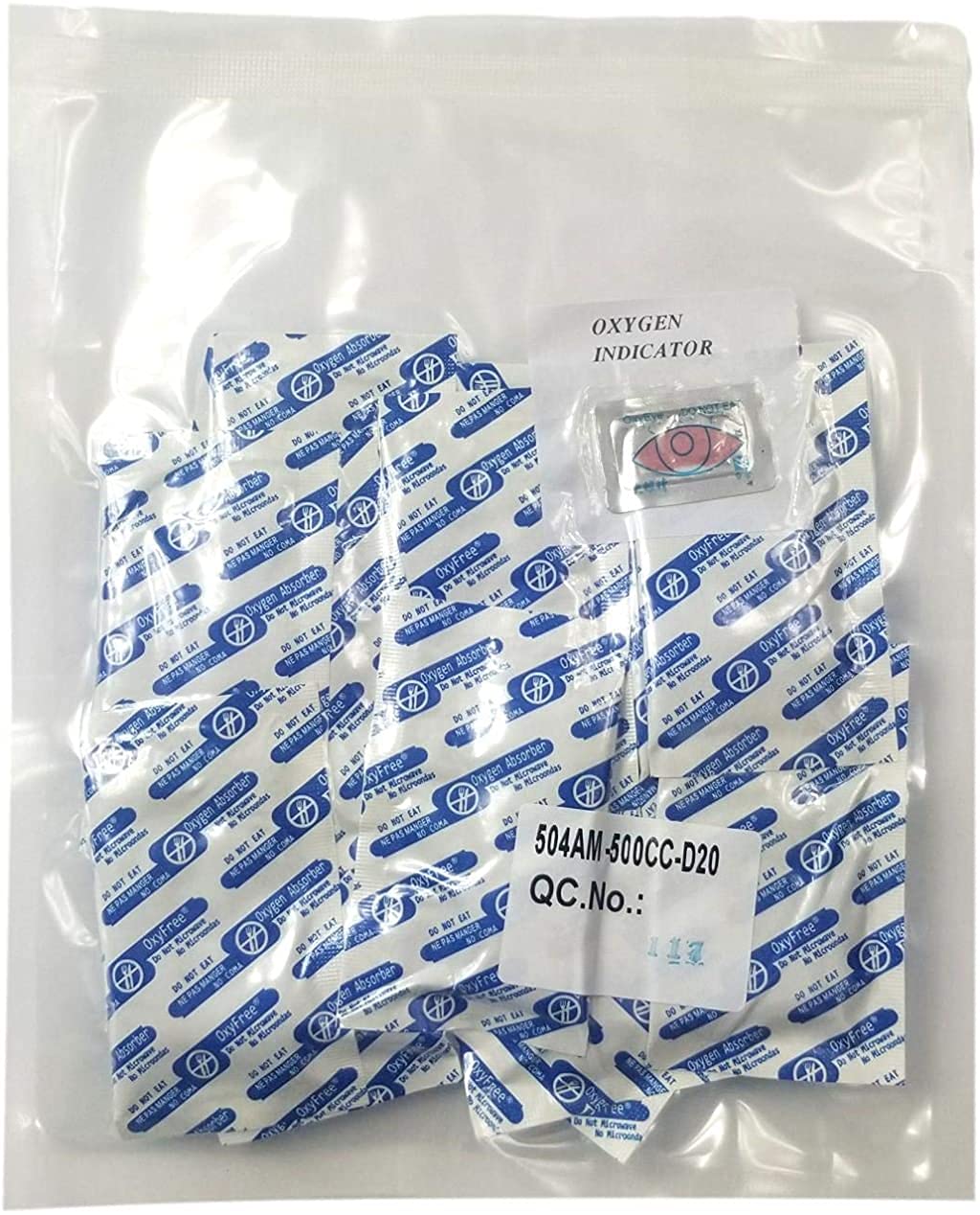Slow-Acting 500Cc Oxygen Absorbers - For Long Term Food Storage Scavengers (Packs Of 20) (3)