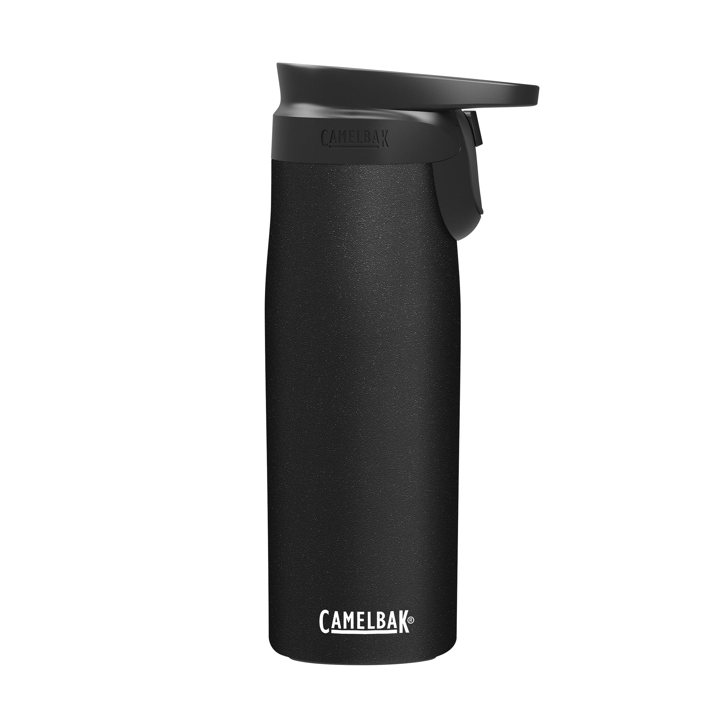 Camelbak Forge Flow Coffee & Travel Mug, Insulated Stainless Steel - Non-Slip Silicon Base - Easy One-Handed Operation - 20Oz, D