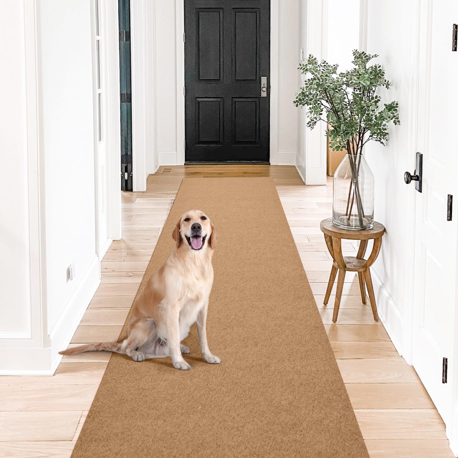 Gotohipi Runner Rug 2x41Indoor Outdoor Utility Carpet,Area Rugs with Non Slip Rubber Backing for Hallway Kitchen Entryway Balc
