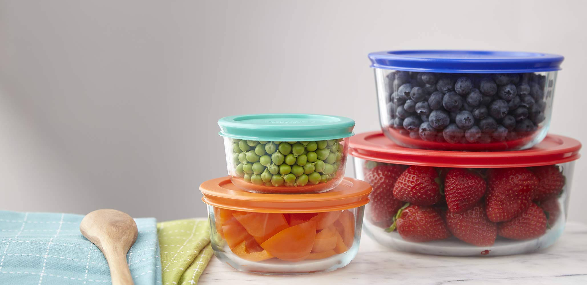 Pyrex 1123271 Food Storage, 14 Pc Set, Multi