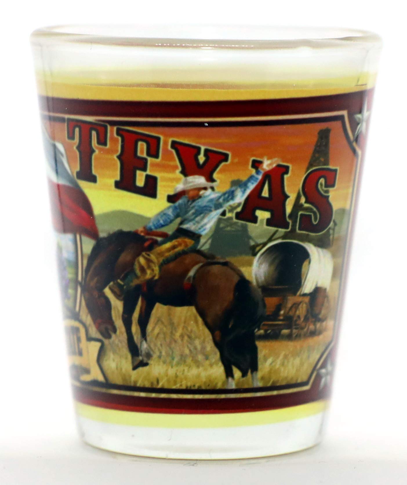 Texas State Mural Shot Glass