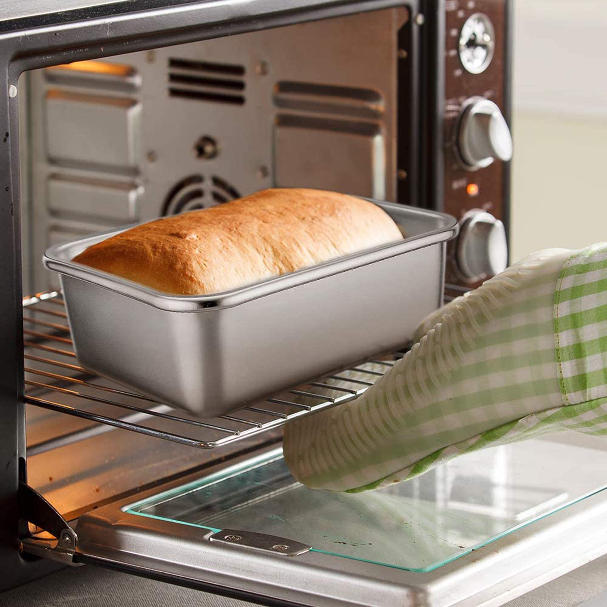 Teamfar Lasagna Pan Set Of 2, Brownie Pan Deep Lasagna Pan Rectangle Cake Pan Stainless Steel For Baking Roasting, 10.7  8.3  3.
